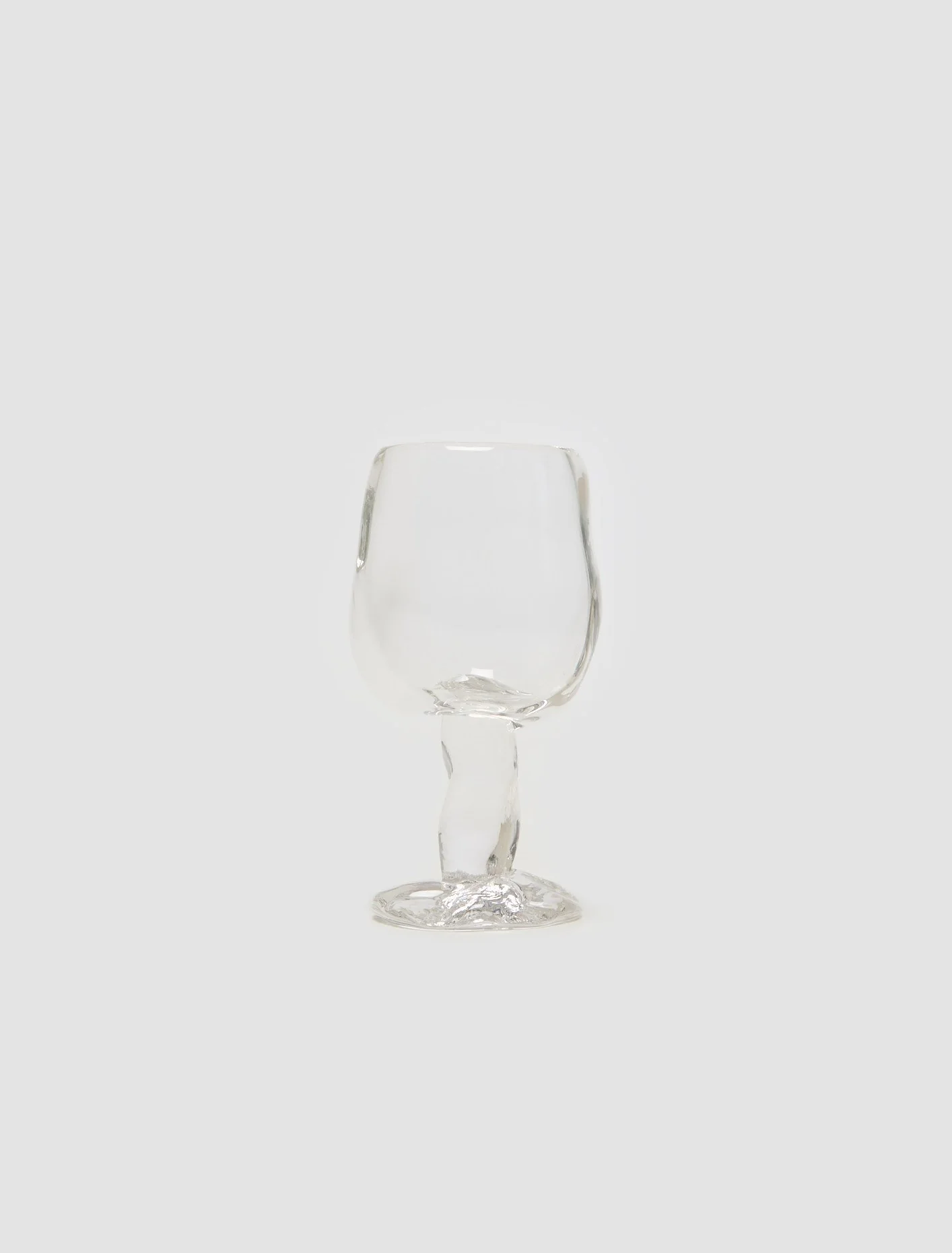 Addled Wine Glass Large in Clear - Image 2