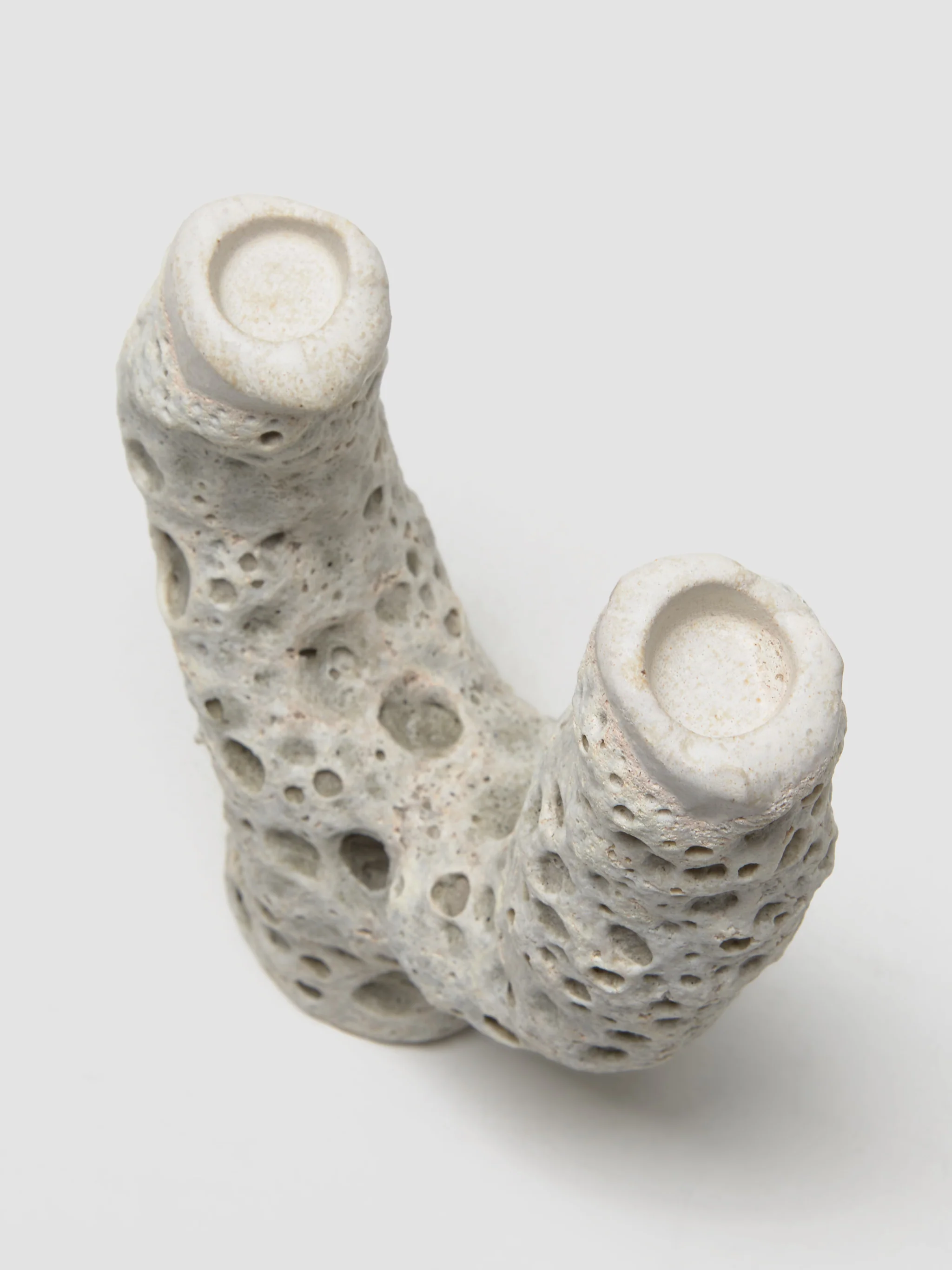 Candle Holder Double in Lunar - Image 2