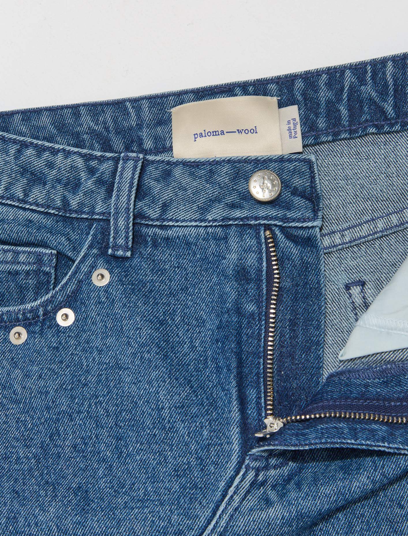 Crowd Skirt in Denim - Image 2