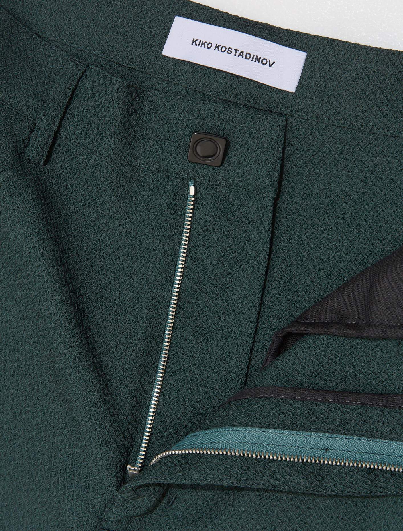 Deultum Trousers in Deep Green - Image 2