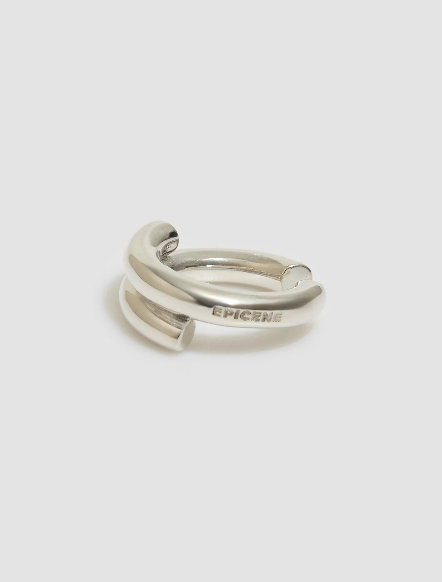 Dual Ear Cuff in Silver - Image 4