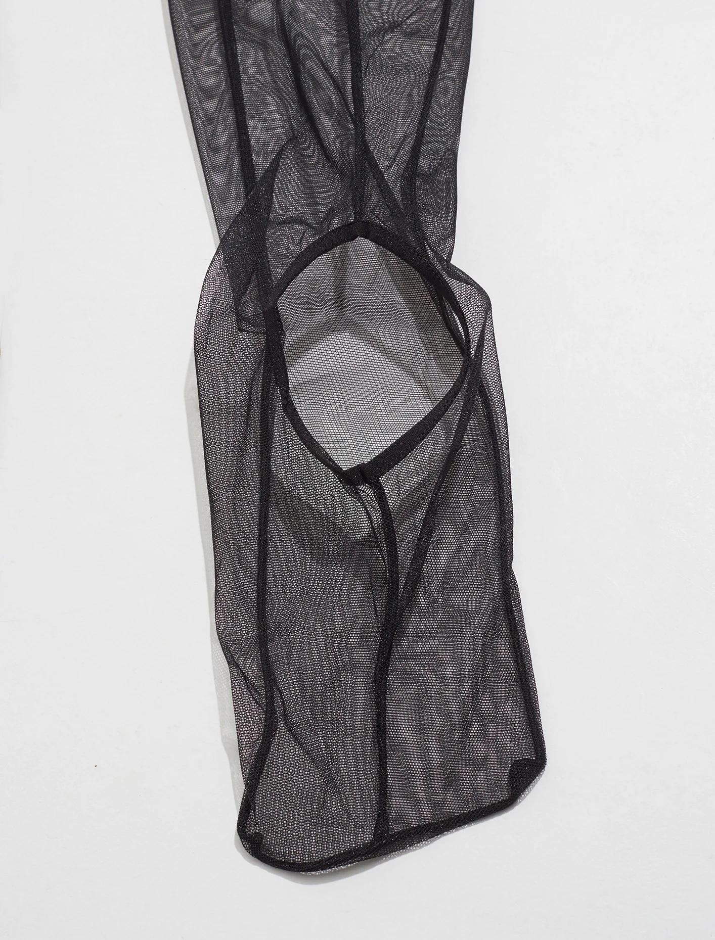 Flower Tights in Black - Image 3