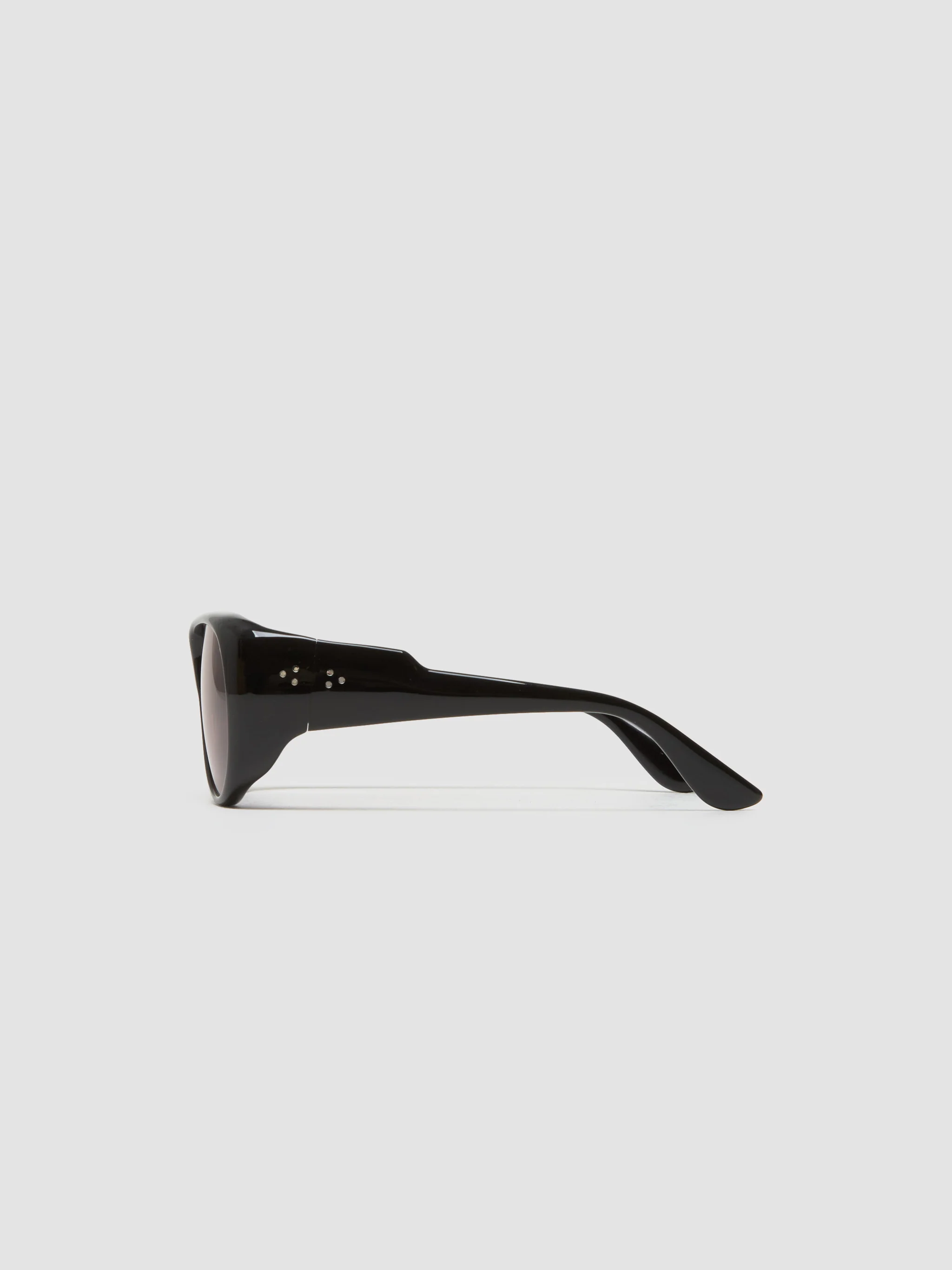Gambia Sunglasses in Black with Tobacco Lenses - Image 2