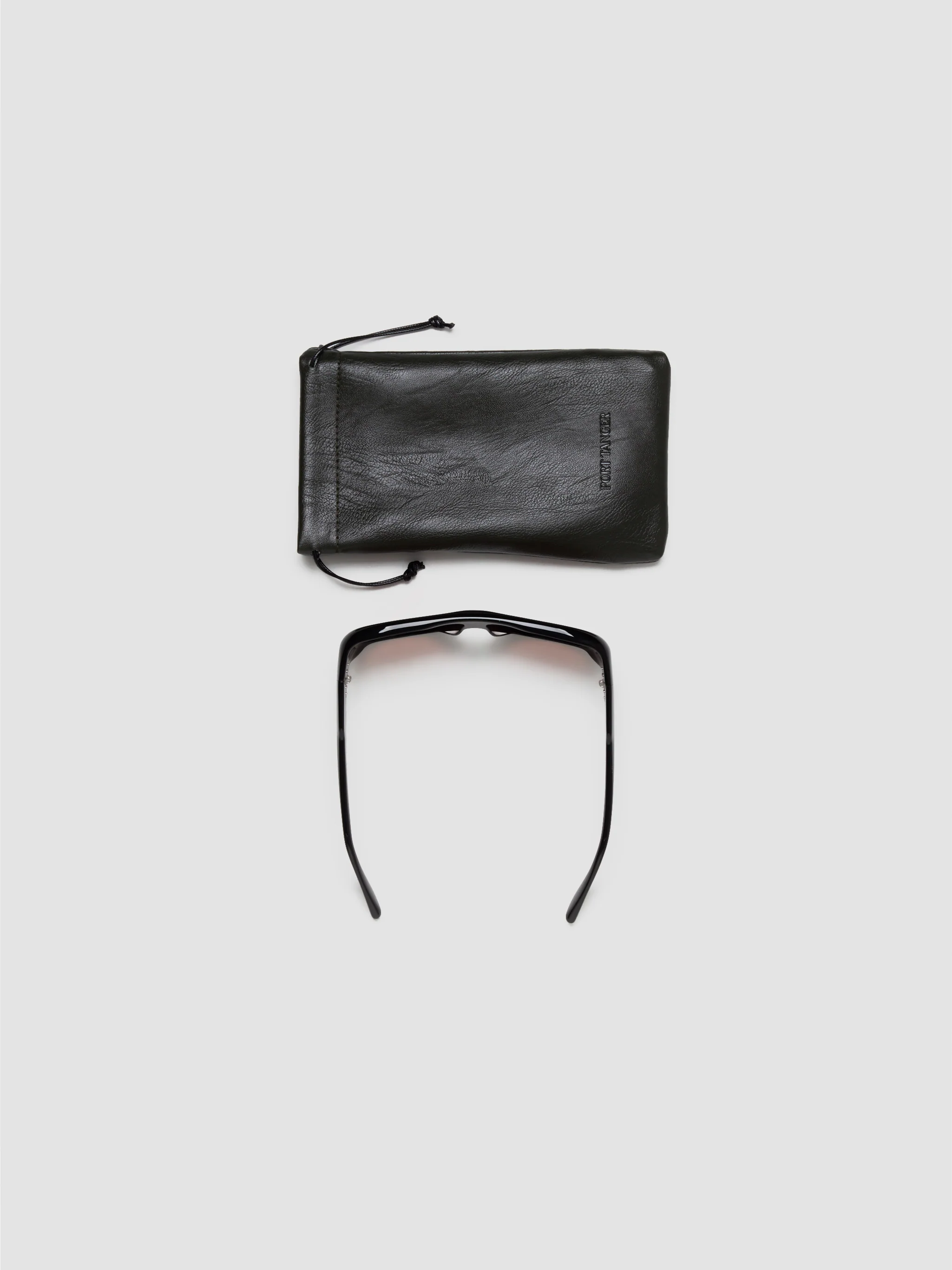 Gambia Sunglasses in Black with Tobacco Lenses - Image 4