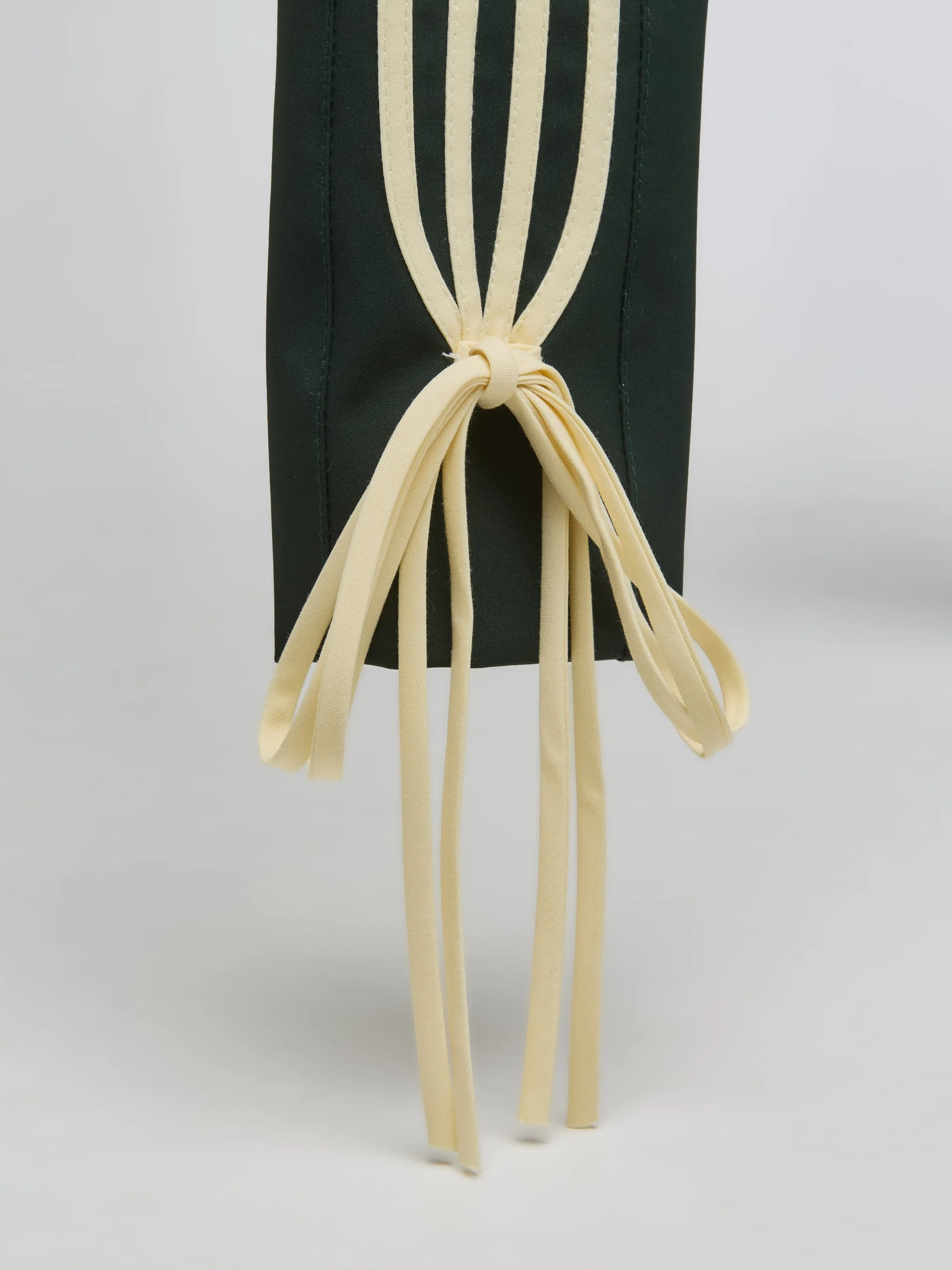 Giada Bow Jacket in Forest Green - Image 3