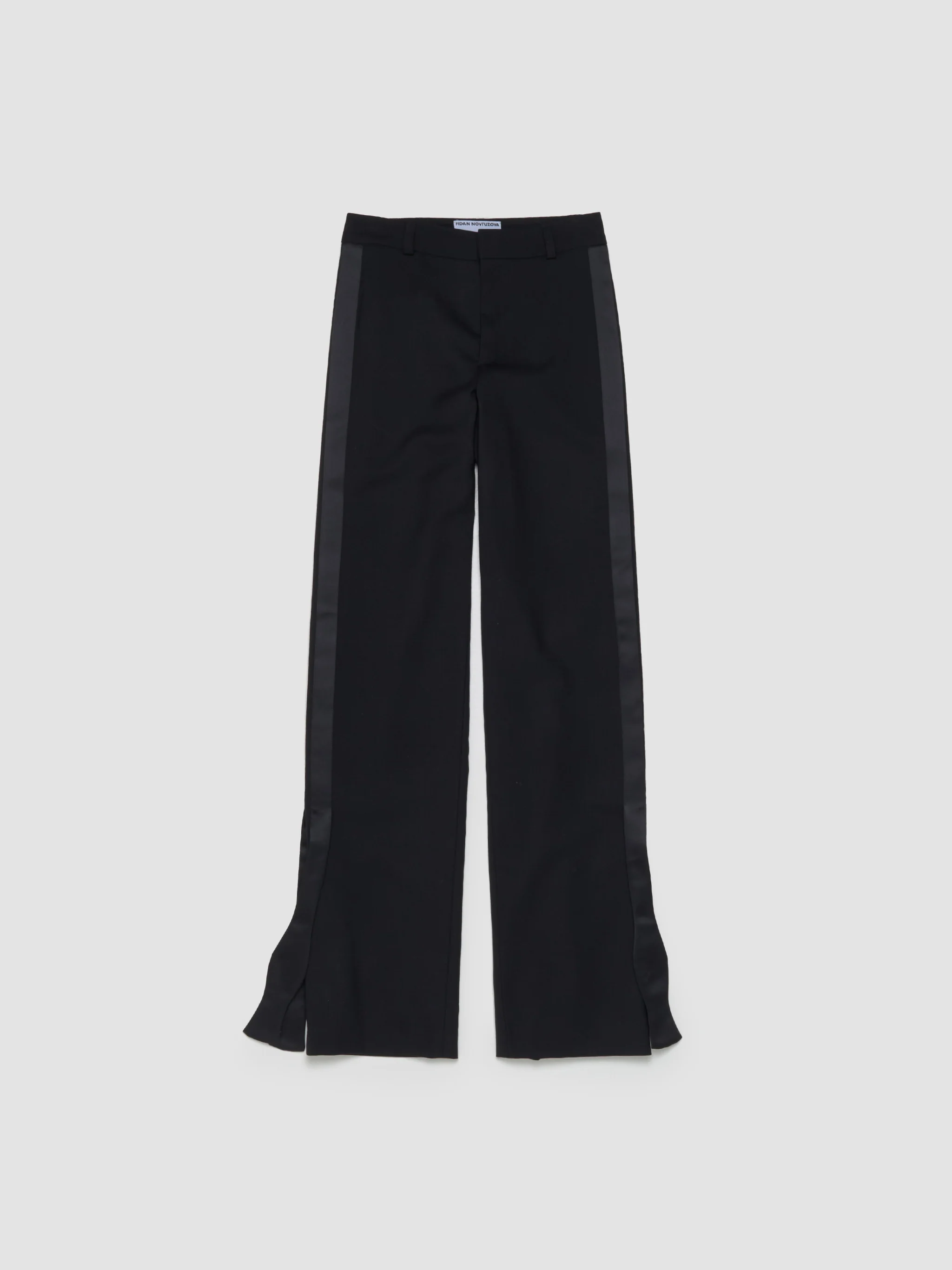 Halima Bow Tie Trousers in Black