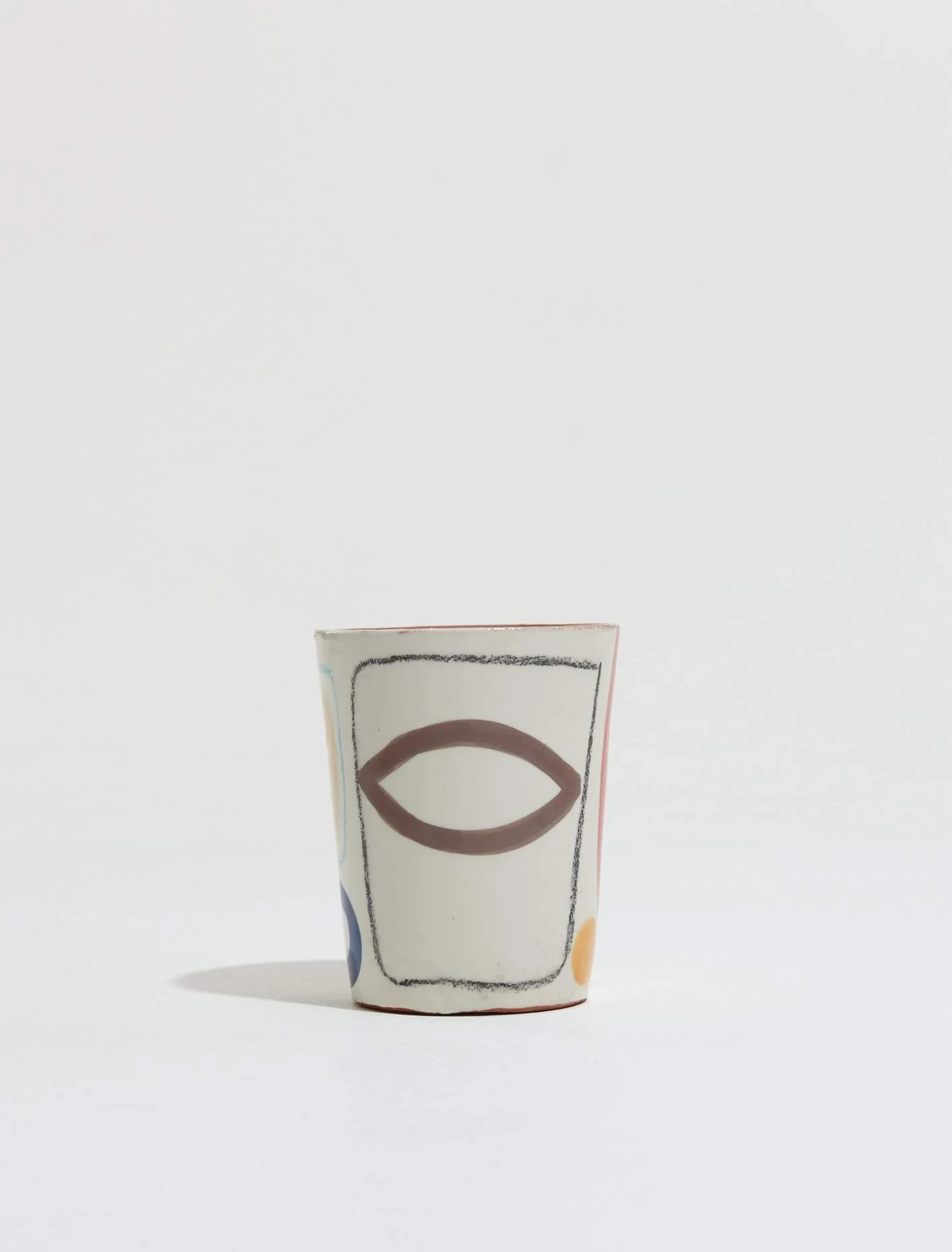 Handpainted Cup "Pink V" - Image 2