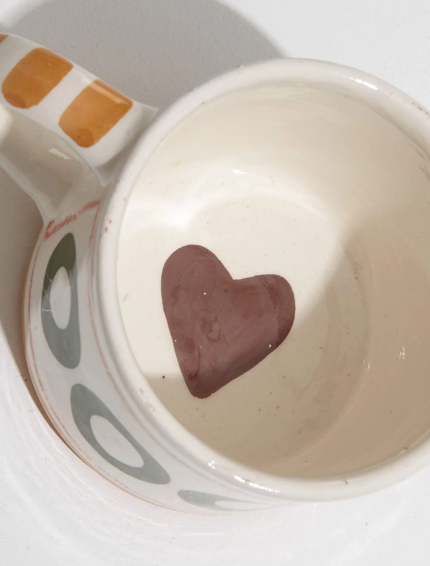 Handpainted Mug "Love Mug 3 Dots" - Image 3