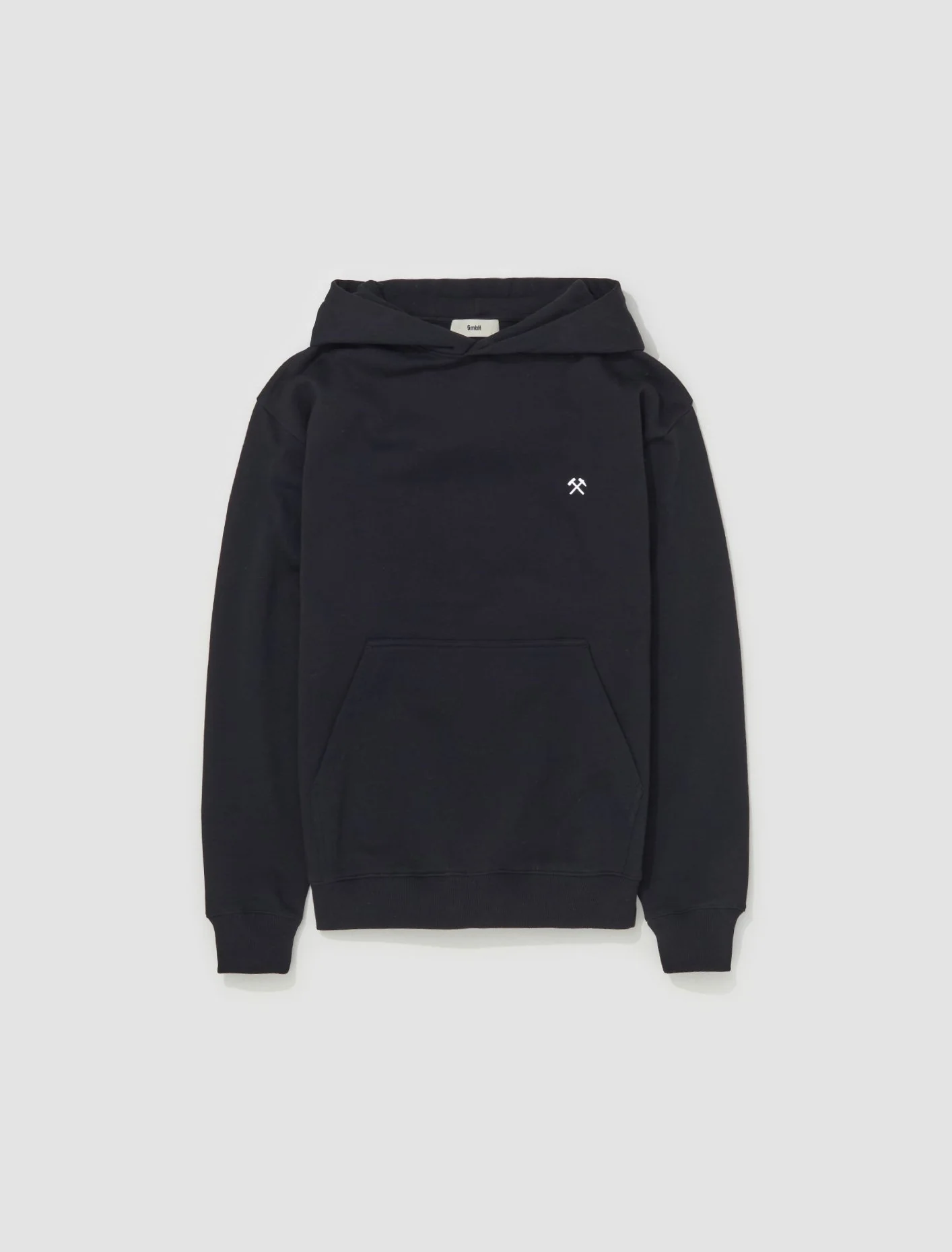 Hoodie with Photographic Print in Black