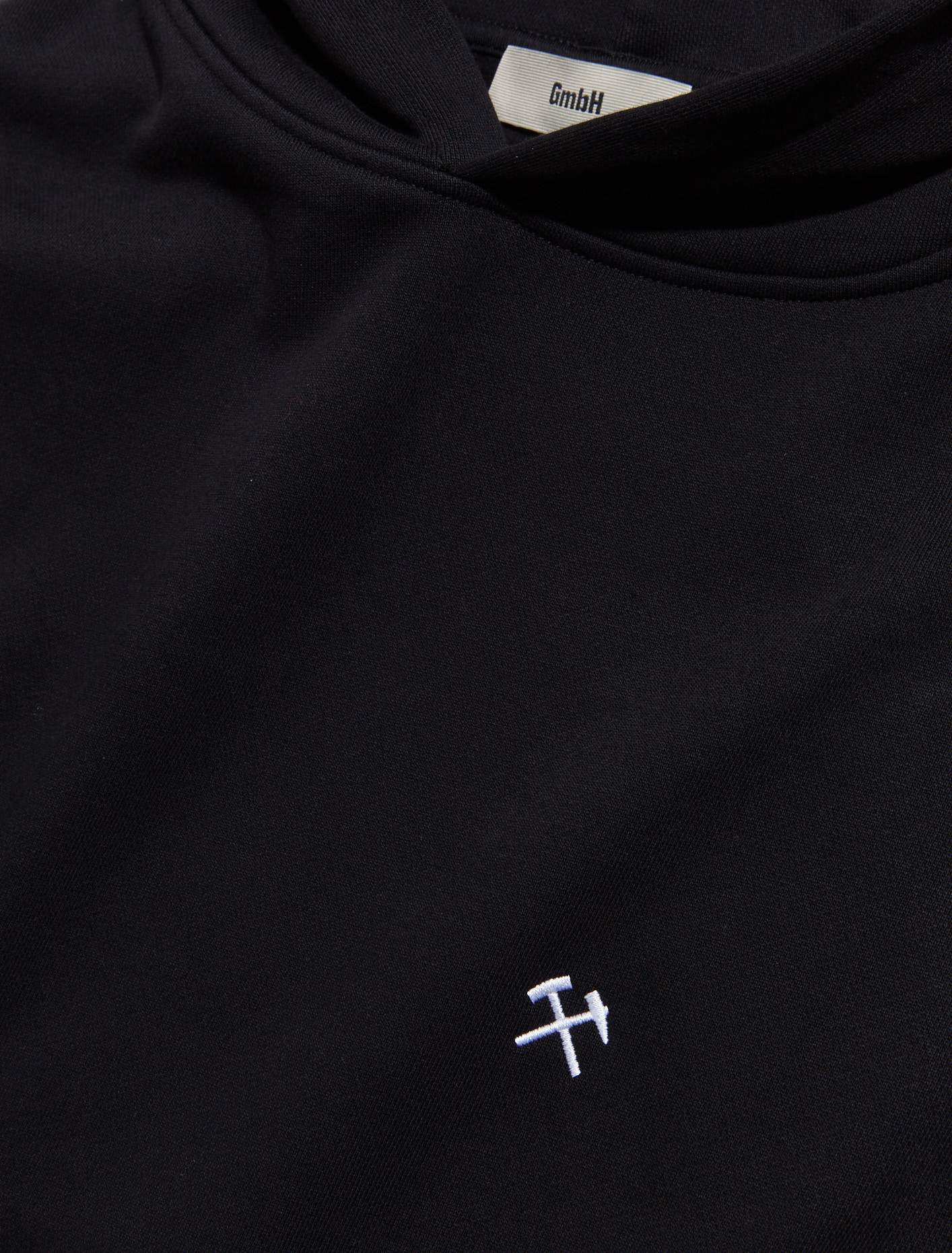 Hoodie with Photographic Print in Black - Image 3