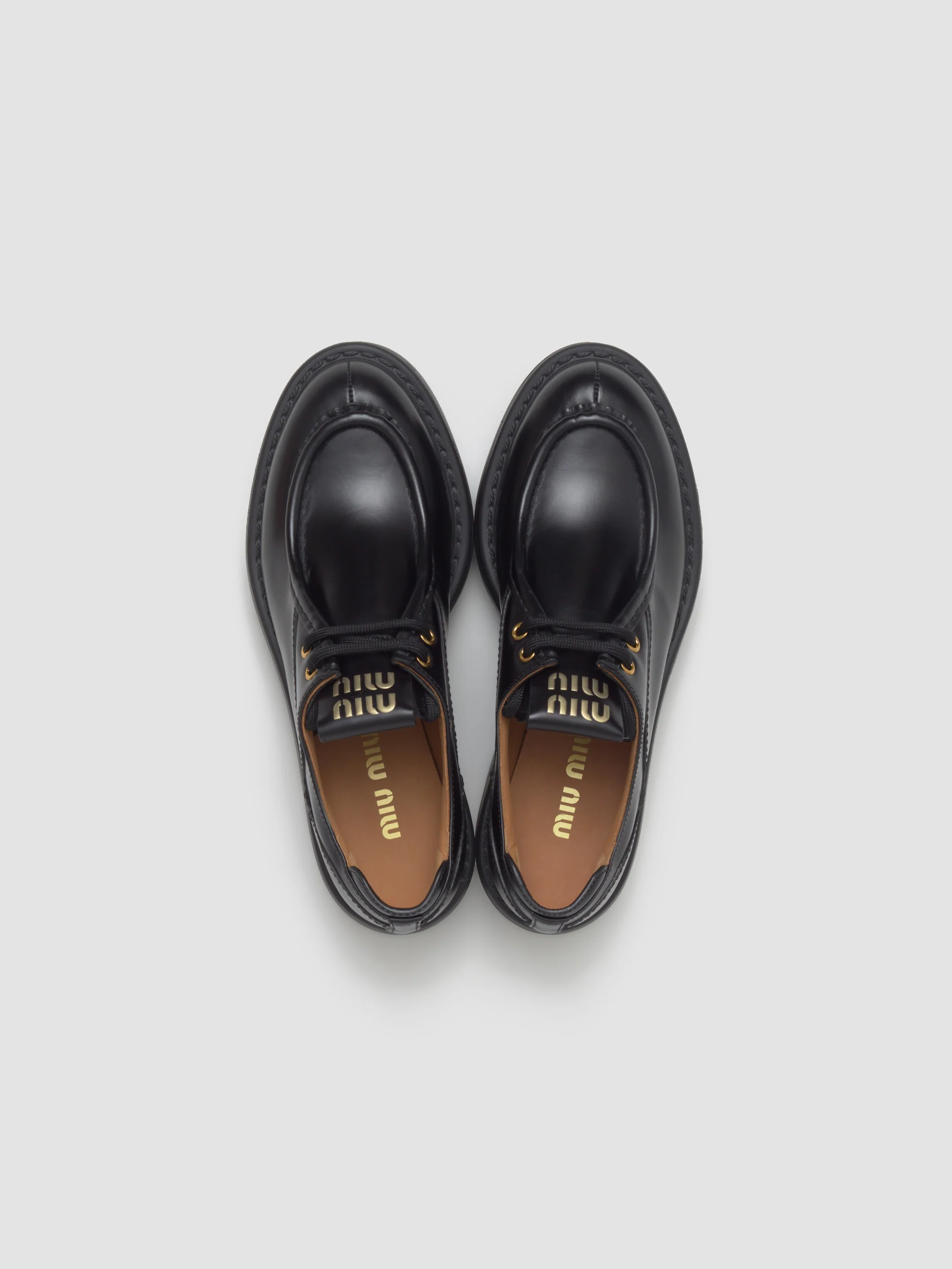 Laced Up Shoes in Black - Image 4