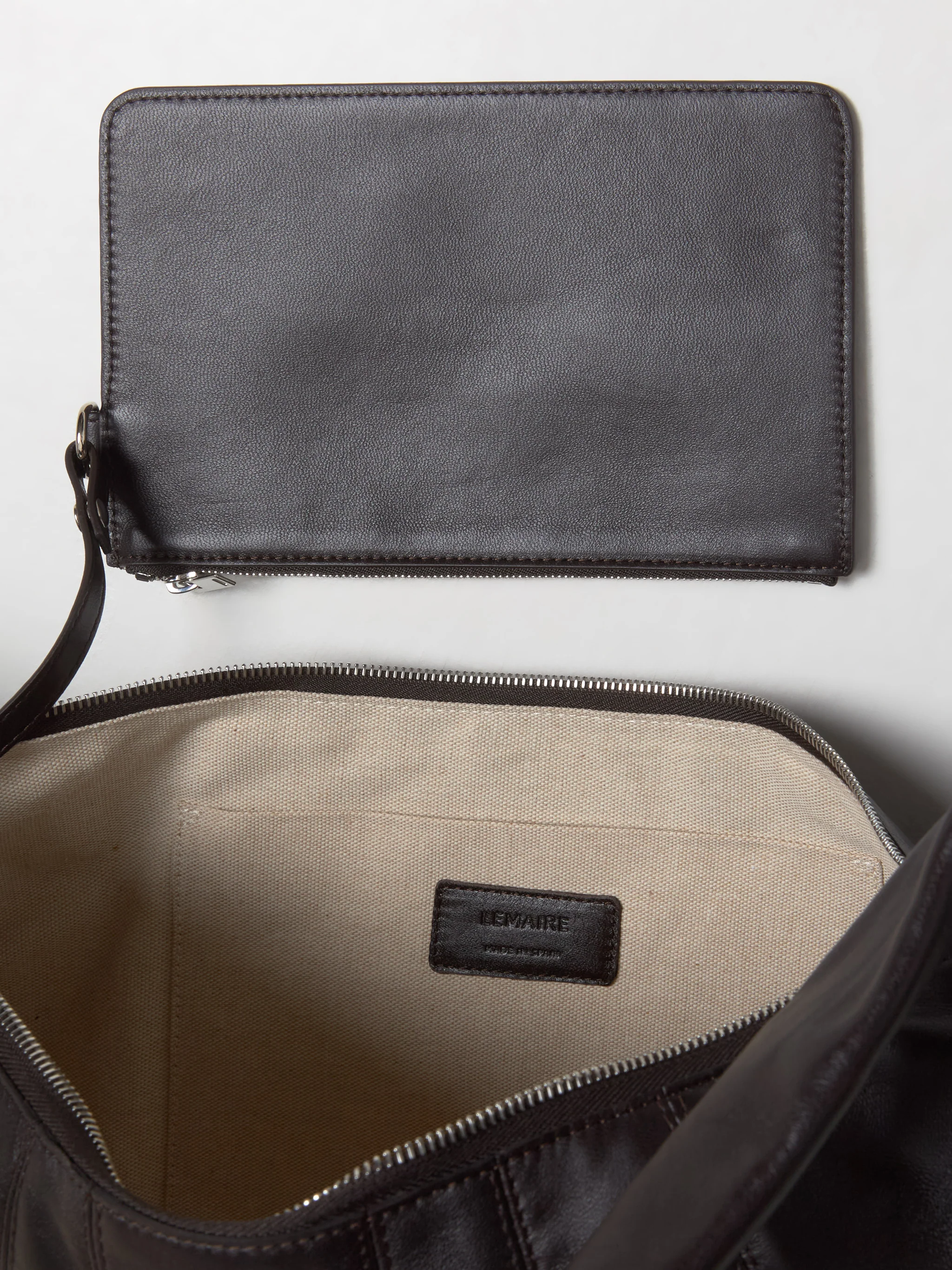 Large Croissant Bag in Dark Chocolate - Image 2