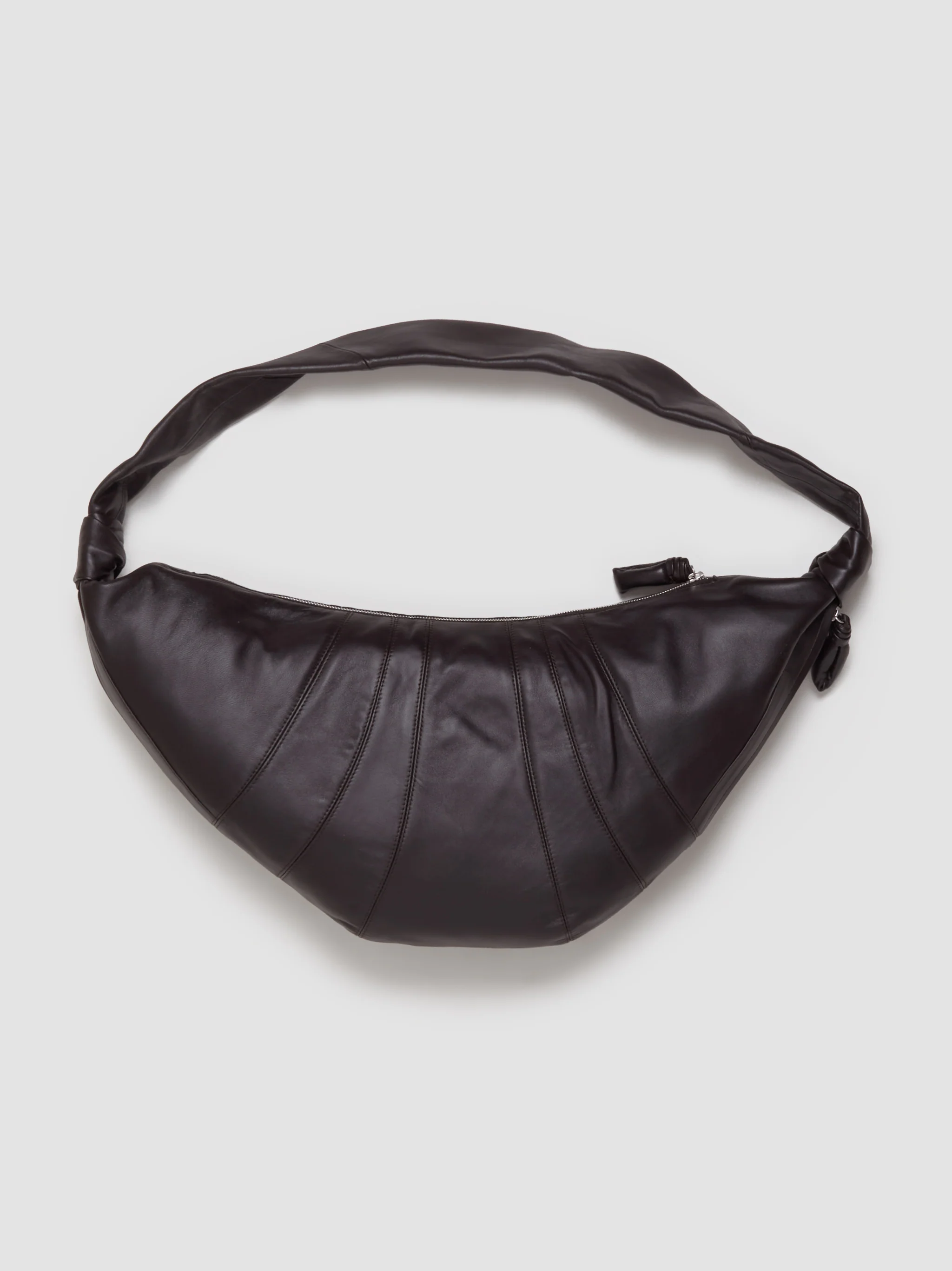 Large Croissant Bag in Dark Chocolate - Image 4
