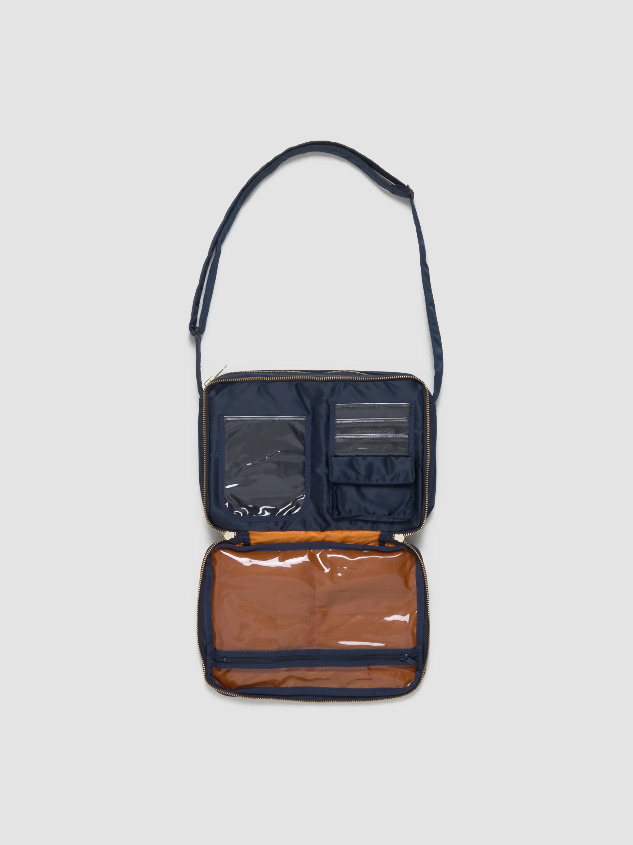 Large Tanker Shoulder Bag in Navy - Image 2