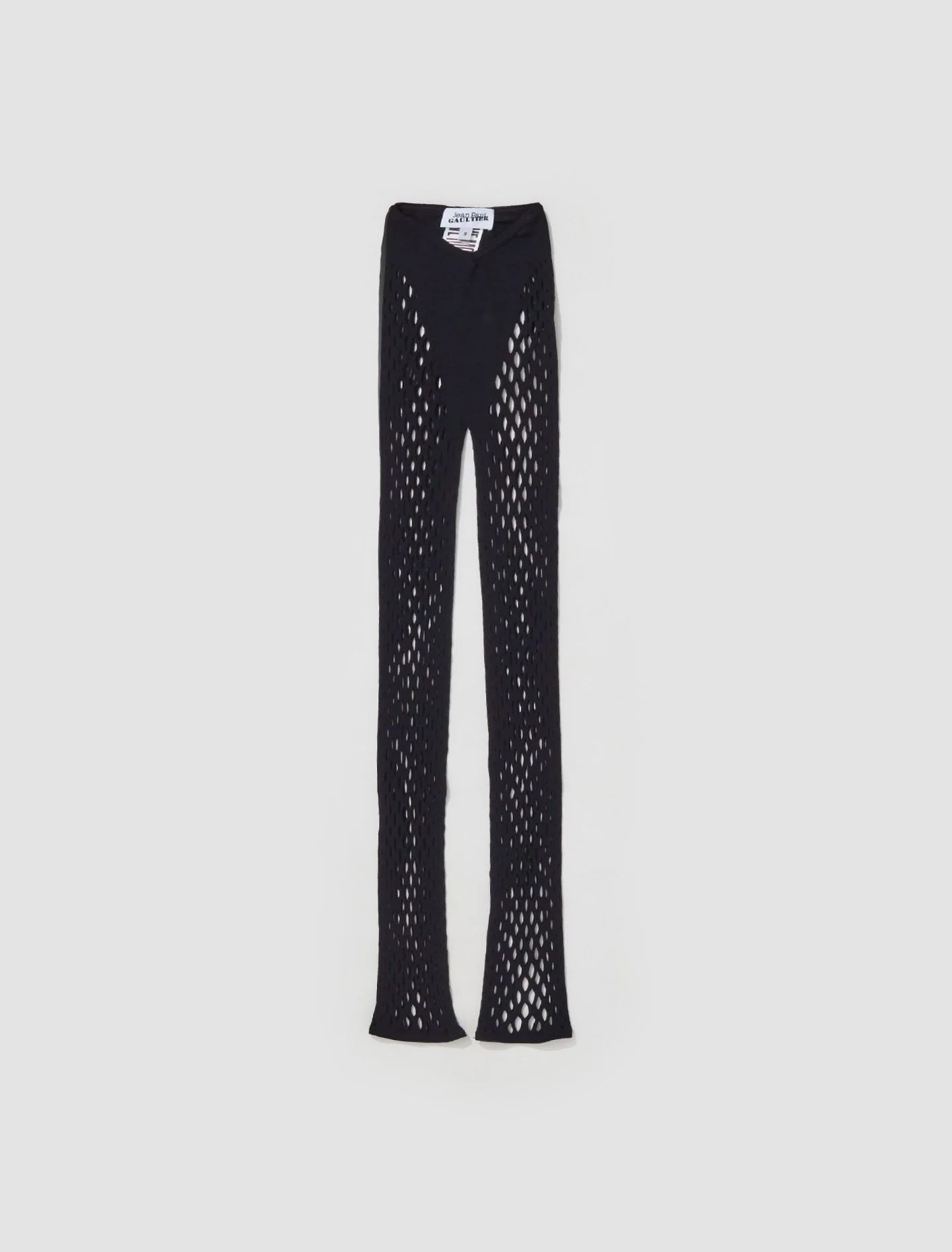 Leggings with Perforation Details in Black