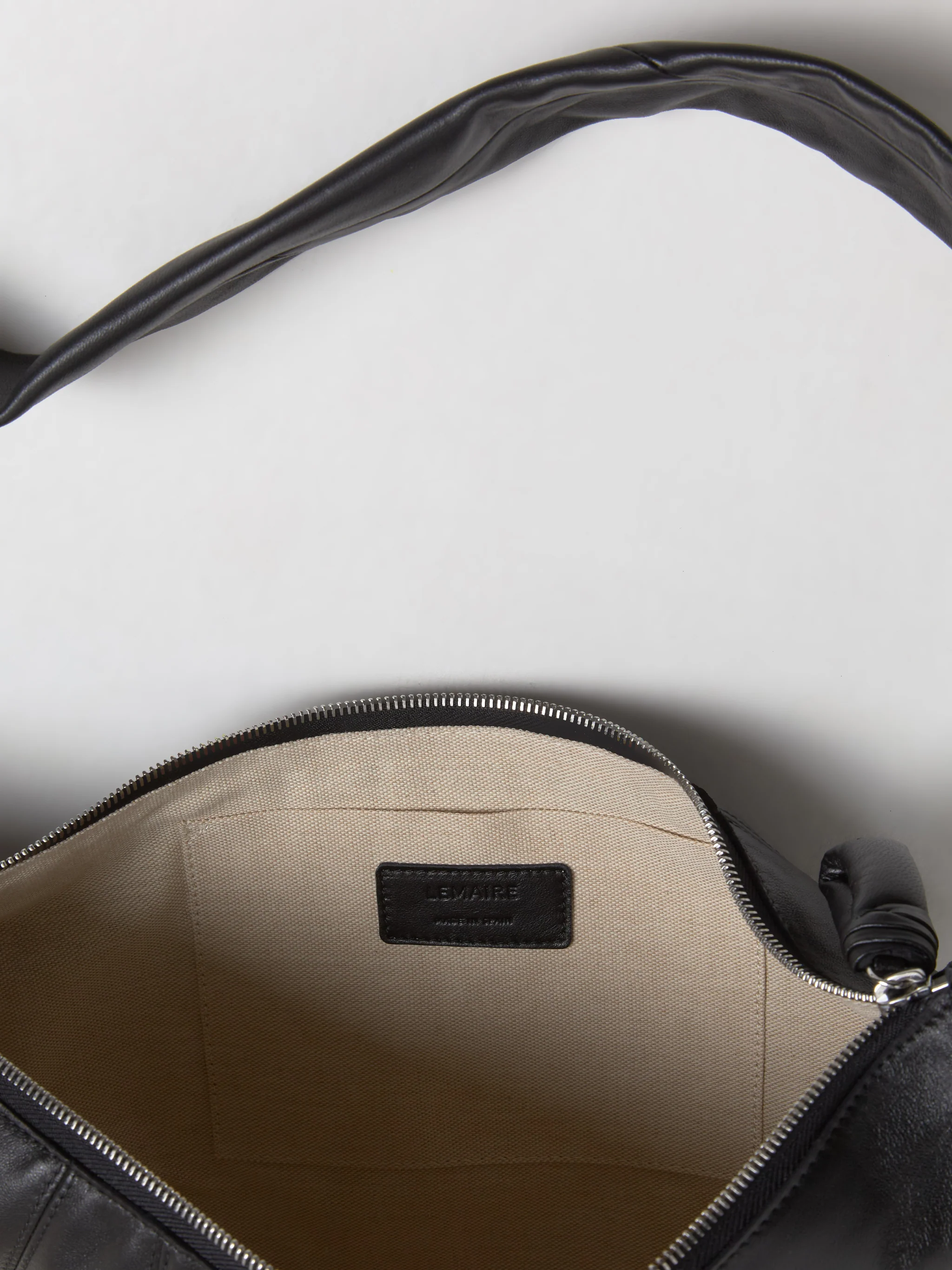 Medium Croissant Bag in Black - Image 2
