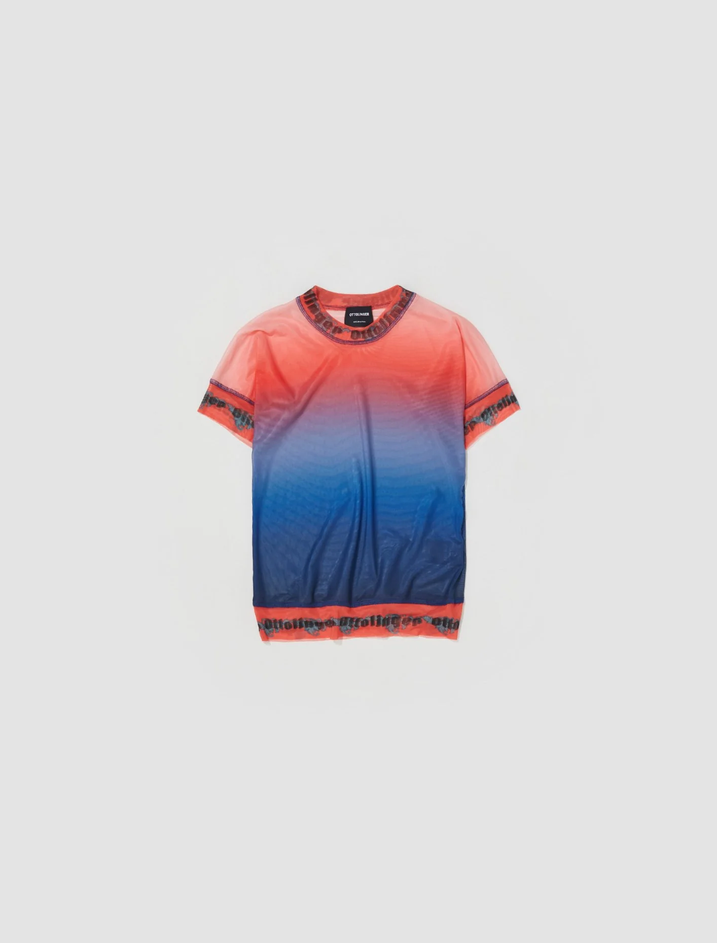 Mesh T-Shirt in Blueberry Fade