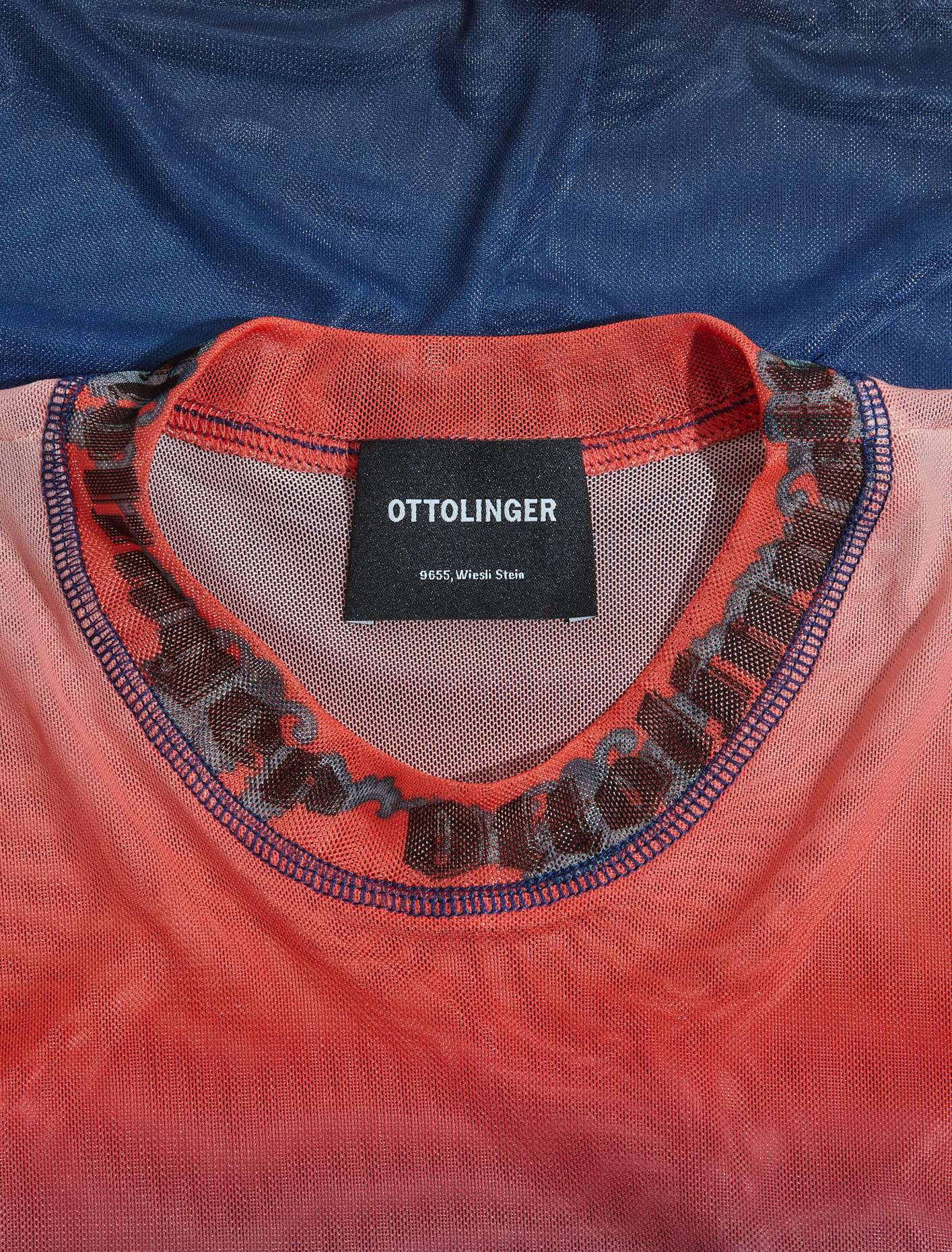 Mesh T-Shirt in Blueberry Fade - Image 2