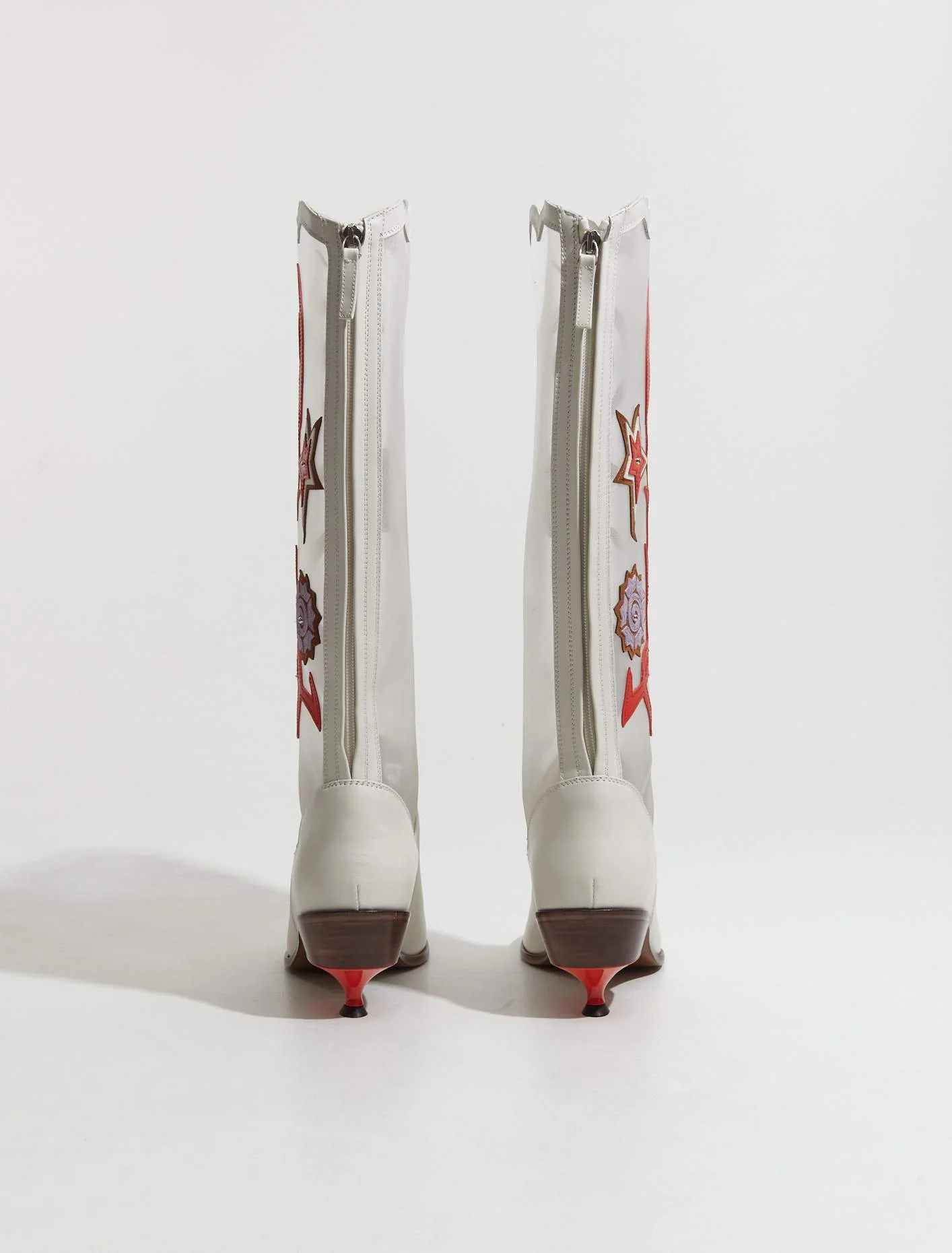 Mirka Boots in Cream Multi - Image 4
