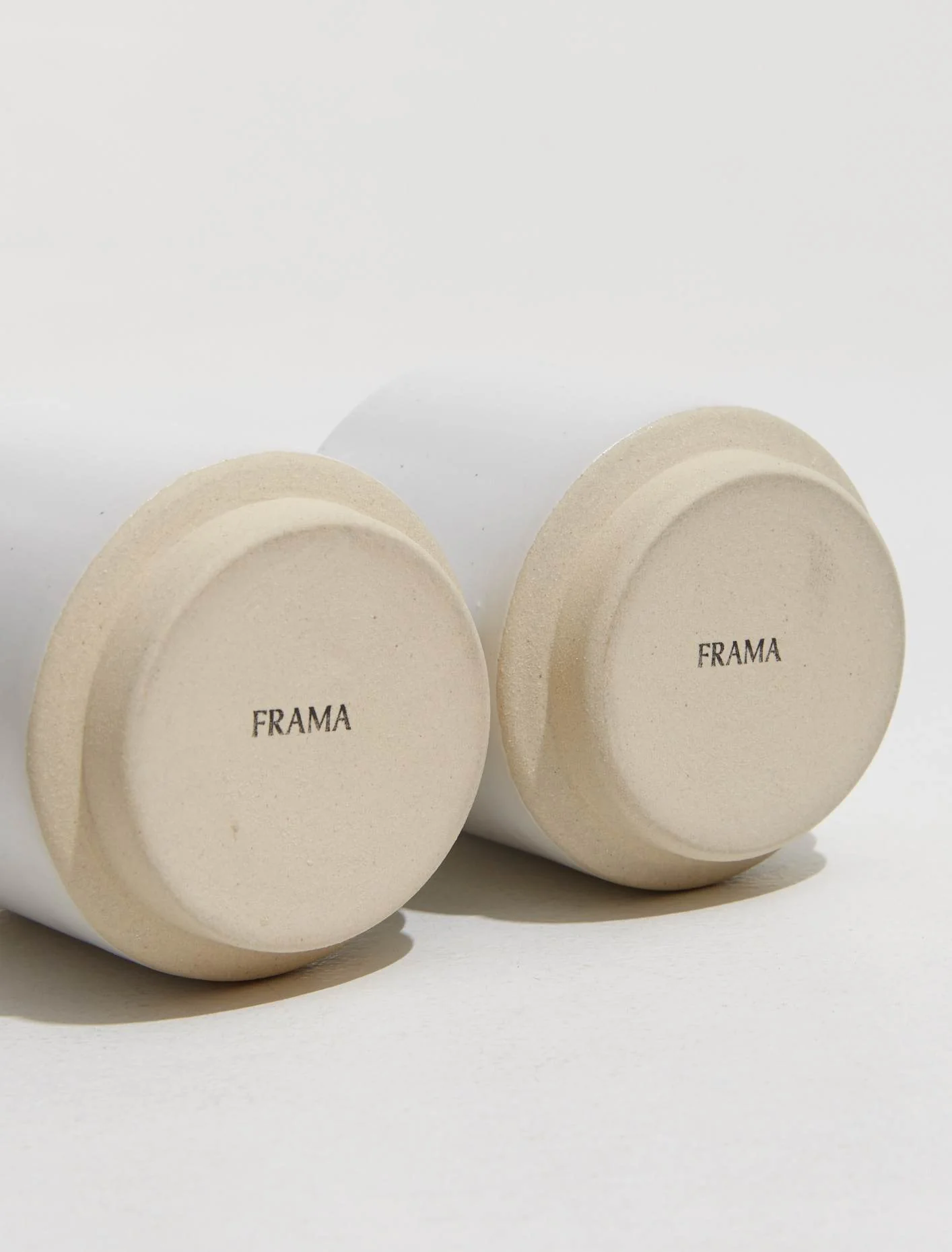 Otto Set of 2 Cups in Matte White - Image 4