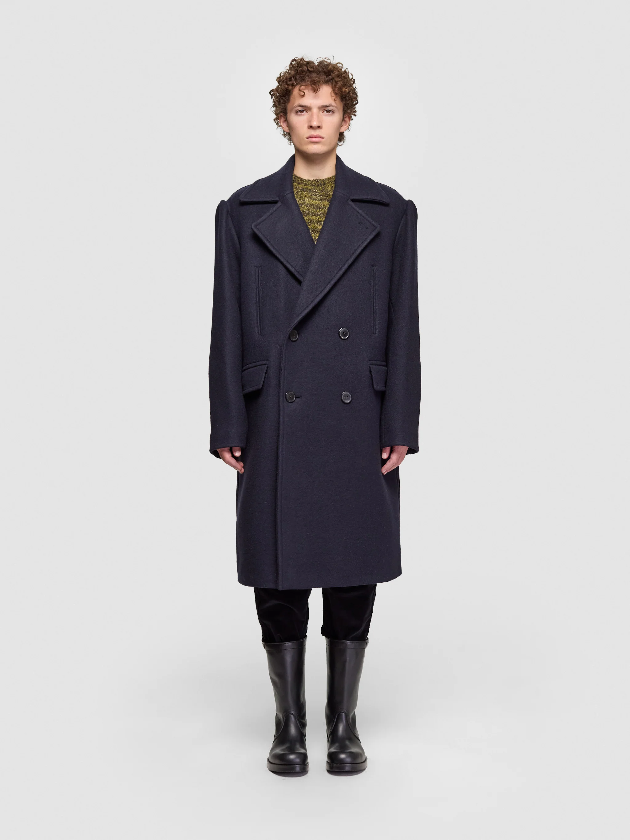 Racos Bis Coat in Midnight - Image 2
