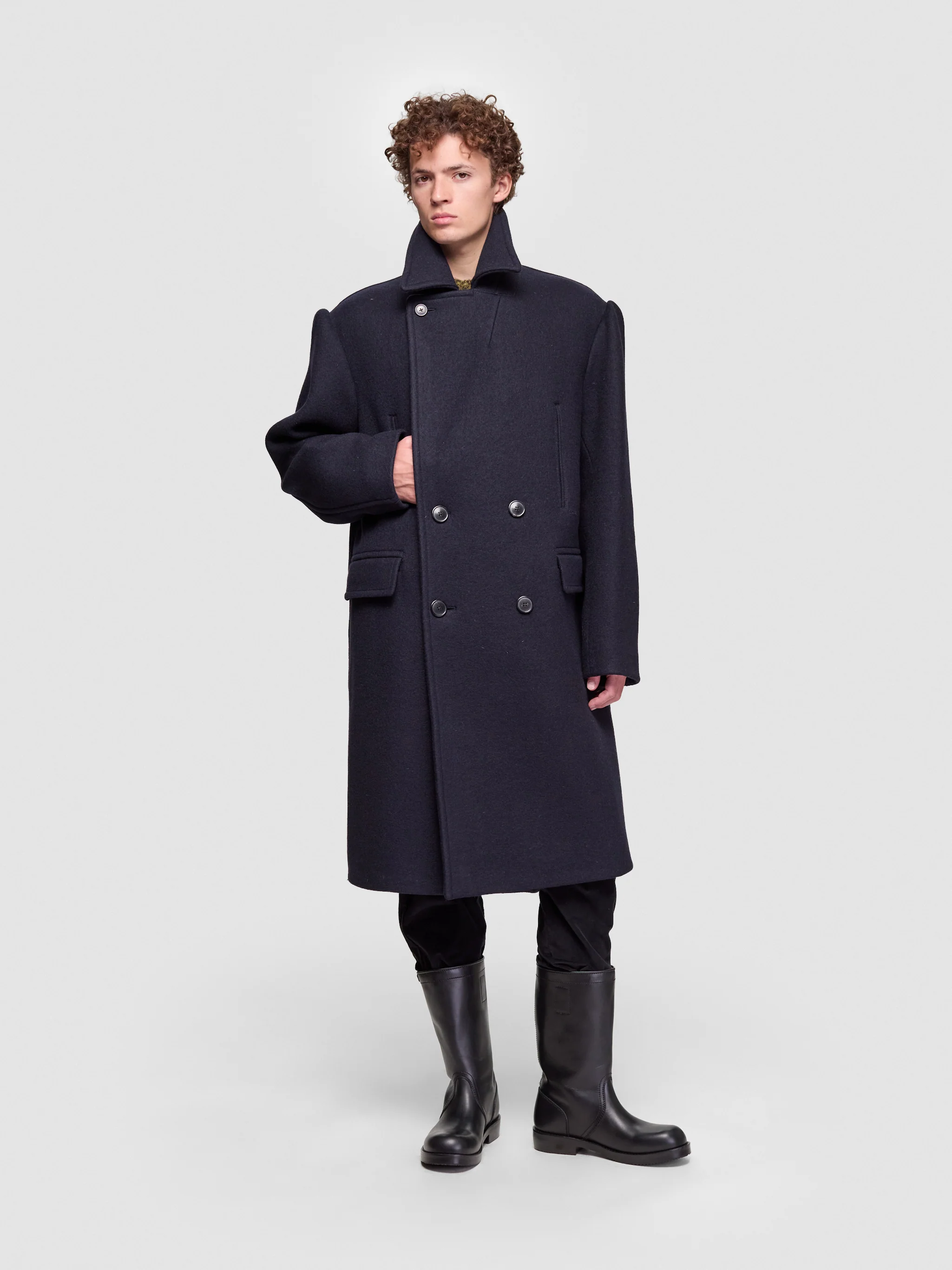Racos Bis Coat in Midnight - Image 4