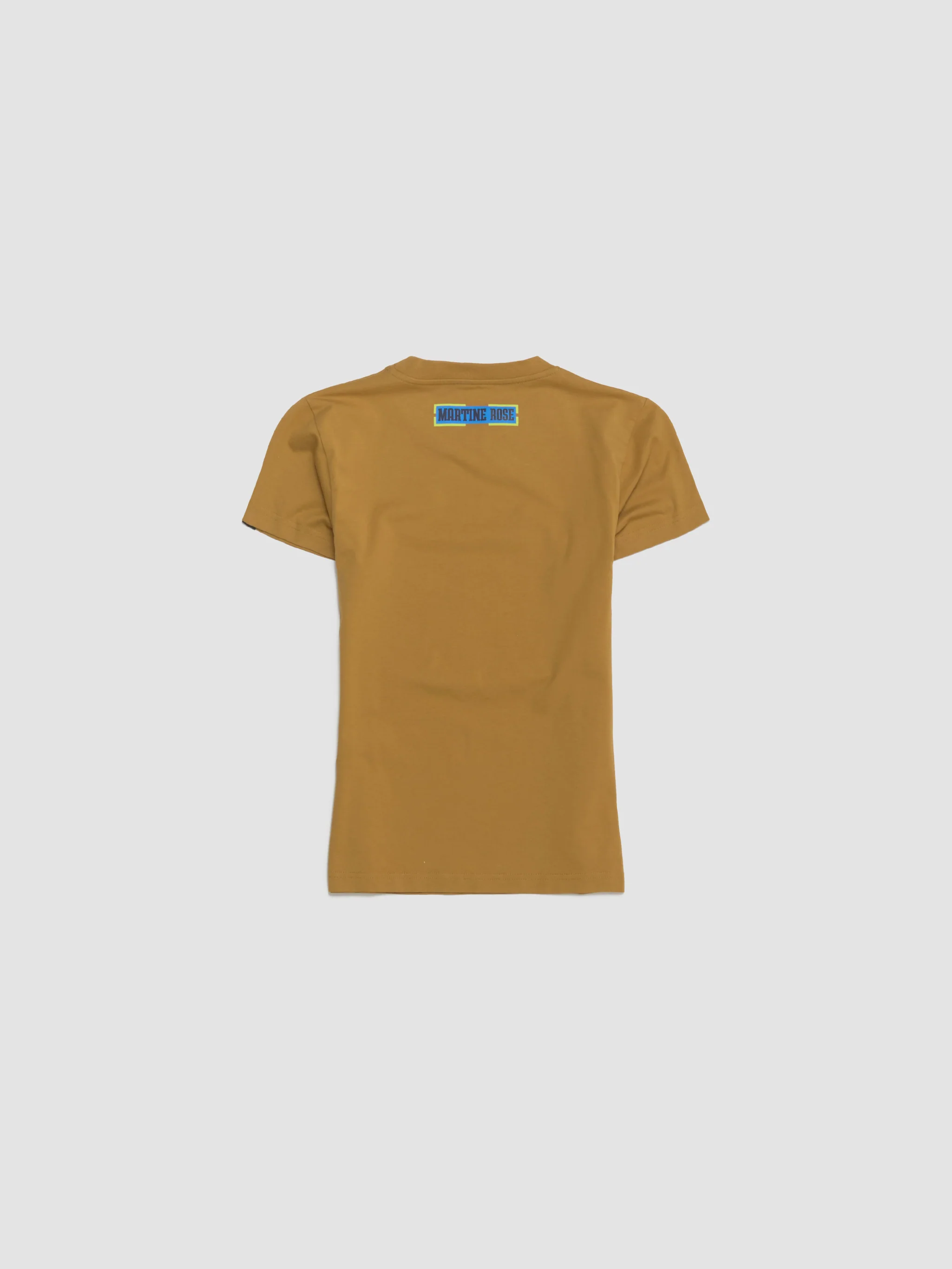 Shrunken T-Shirt in Brown Turmeric - Image 4