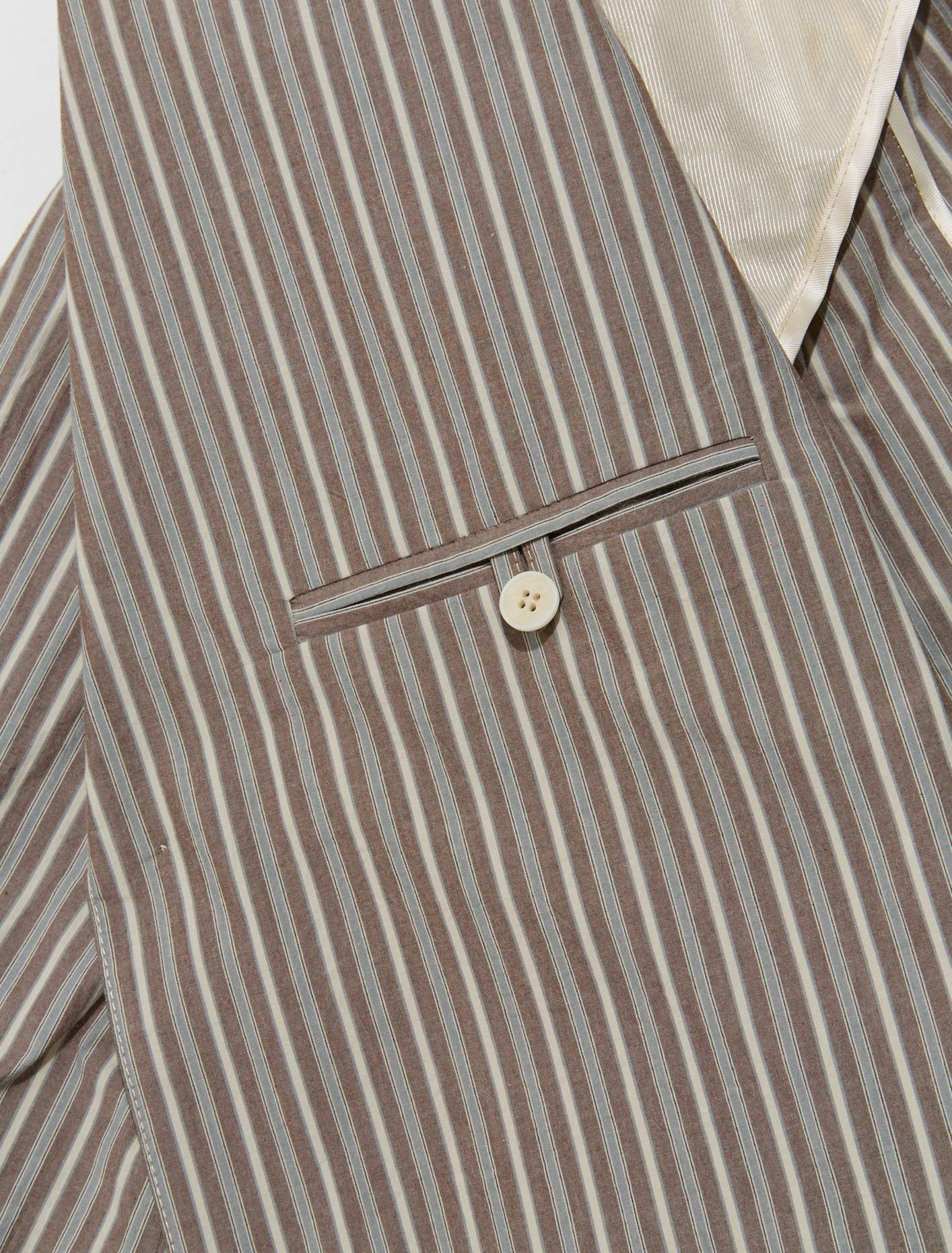 Slim Tailored Blazer in Brown - Image 3