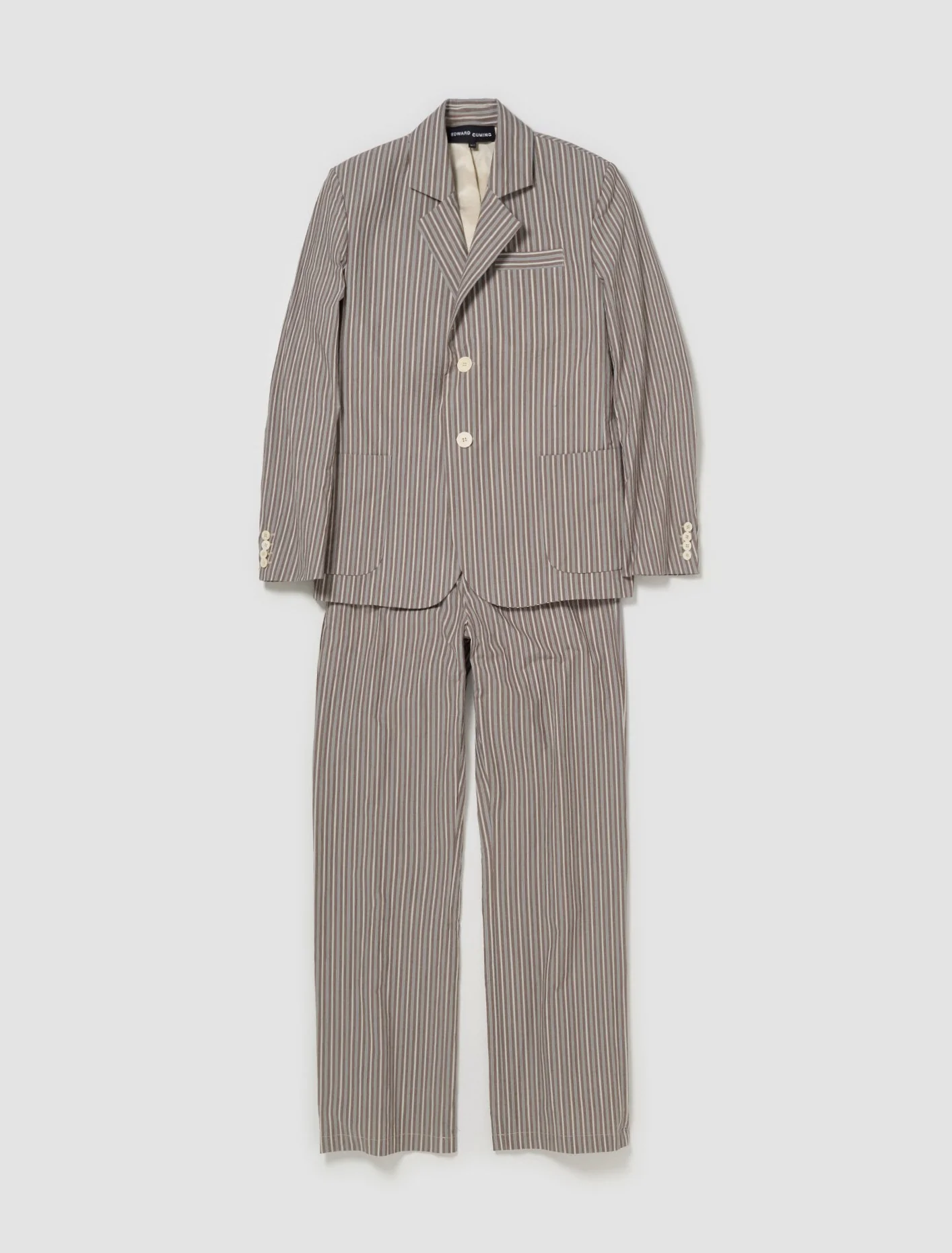 Slim Tailored Blazer in Brown - Image 6