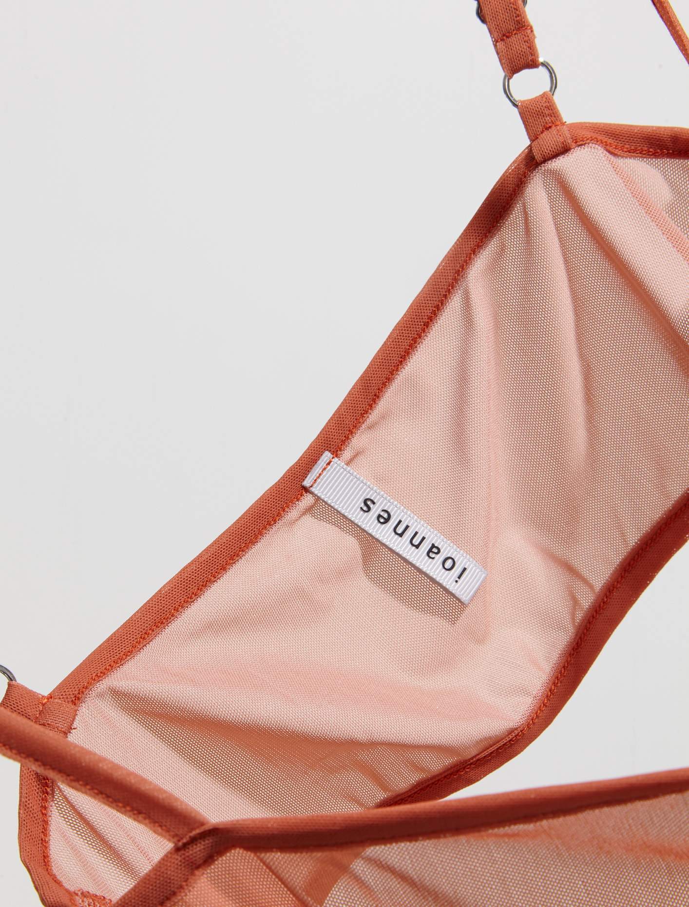 Slip Mini Dress in Rust - Image 2