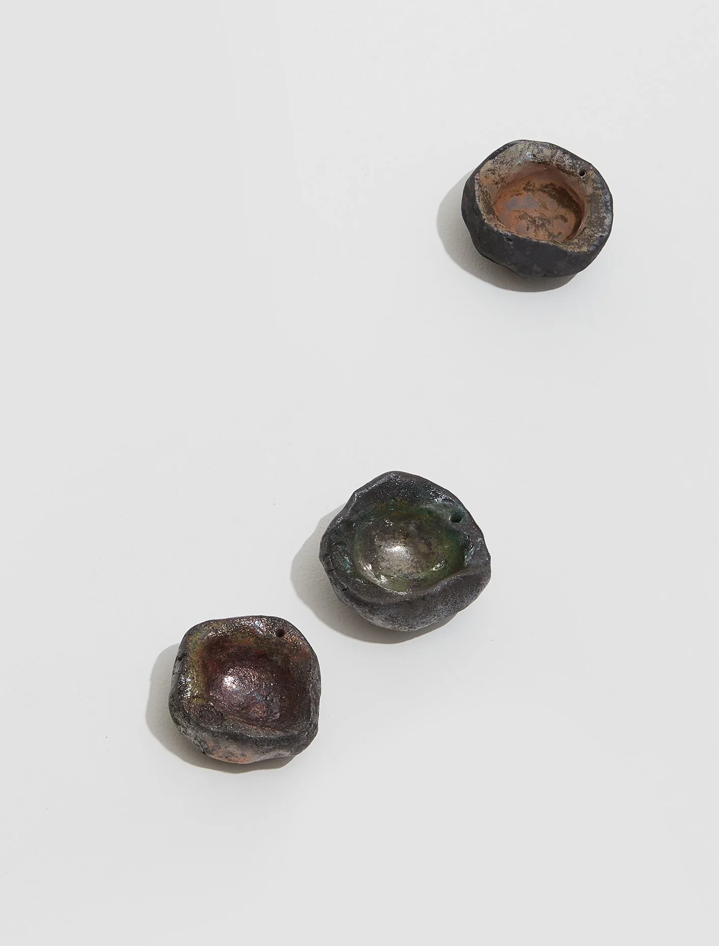 Small Raku Incense Bowl - Image 13