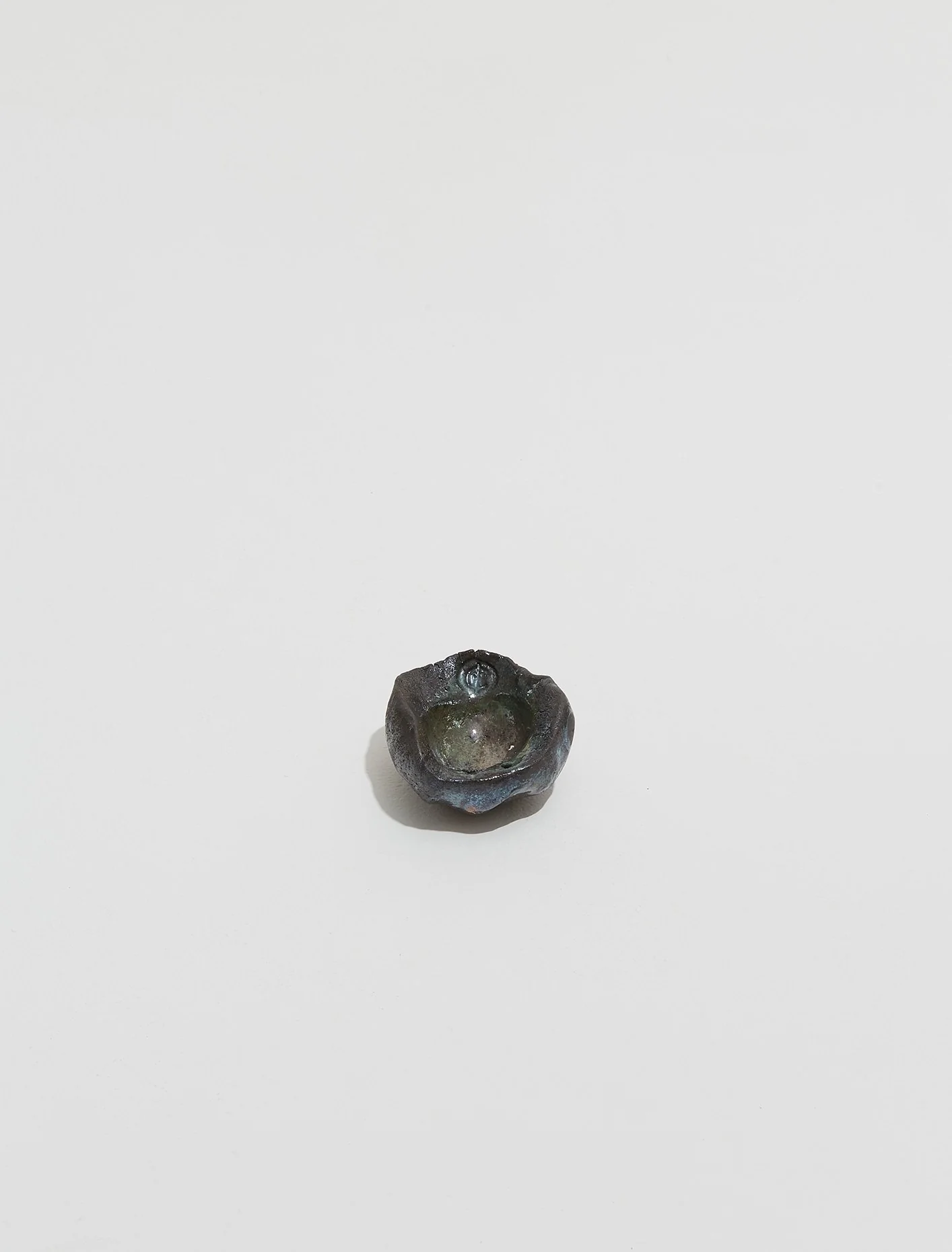 Small Raku Incense Bowl - Image 5