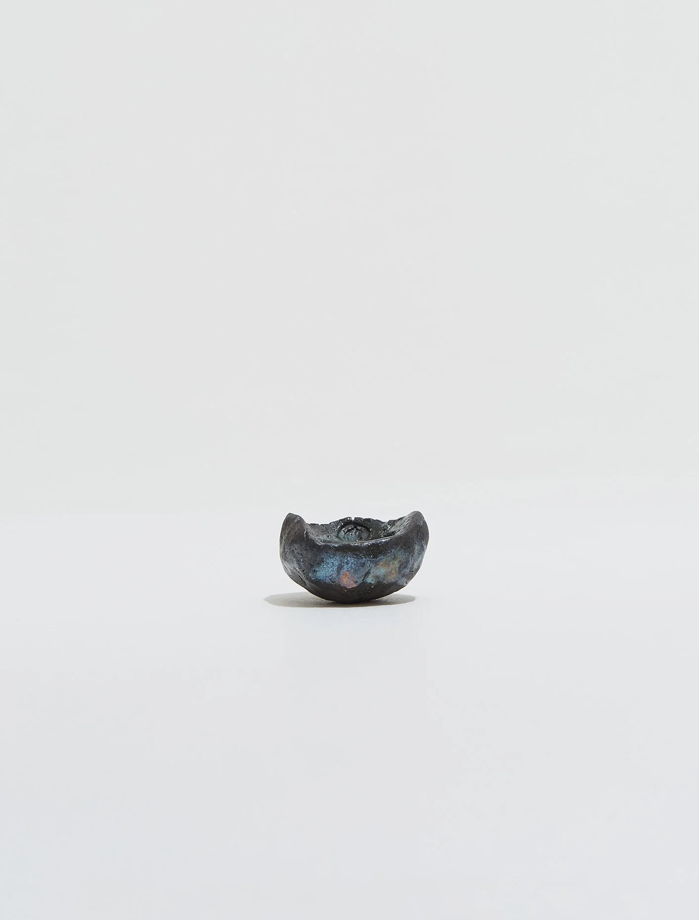 Small Raku Incense Bowl - Image 6