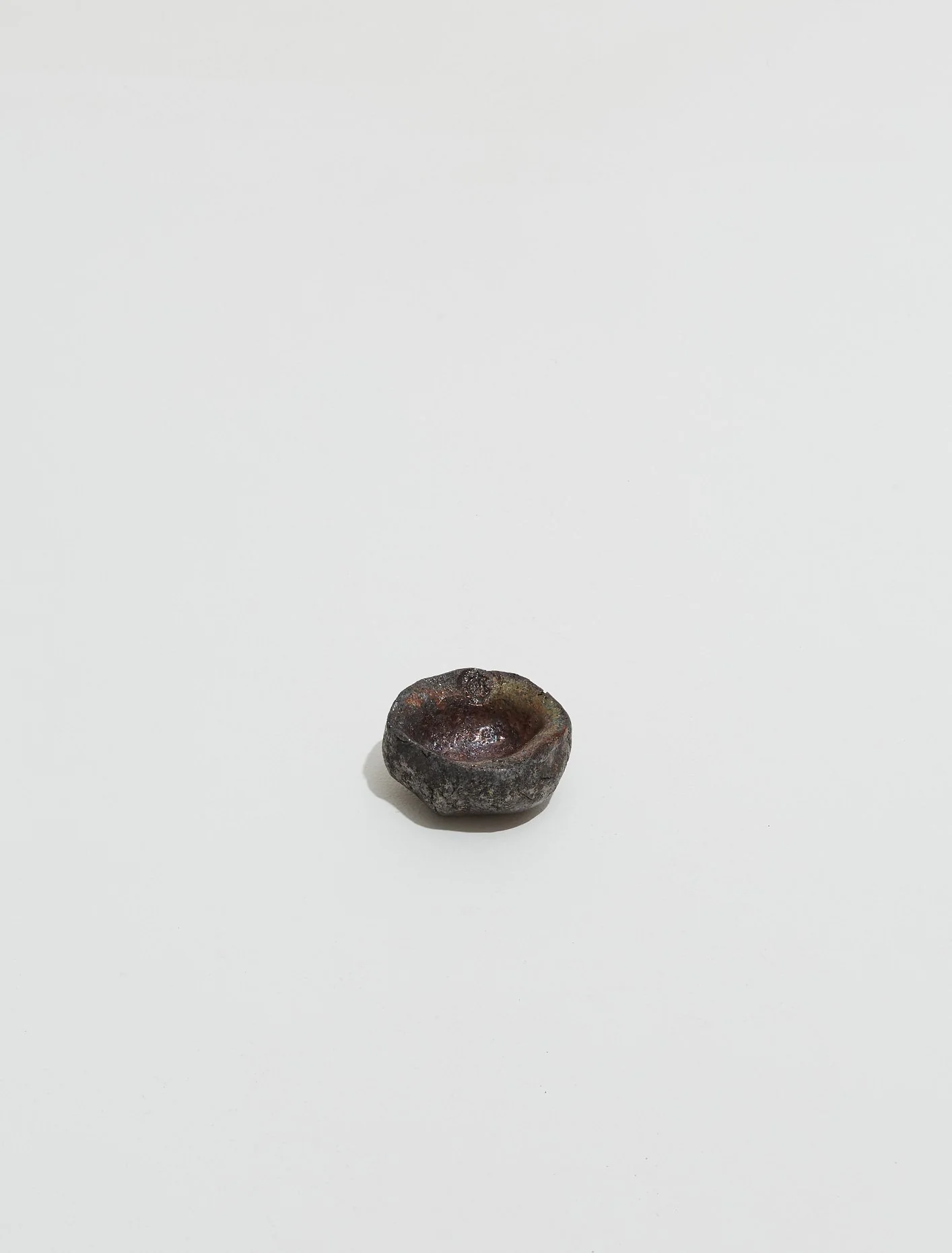 Small Raku Incense Bowl - Image 9