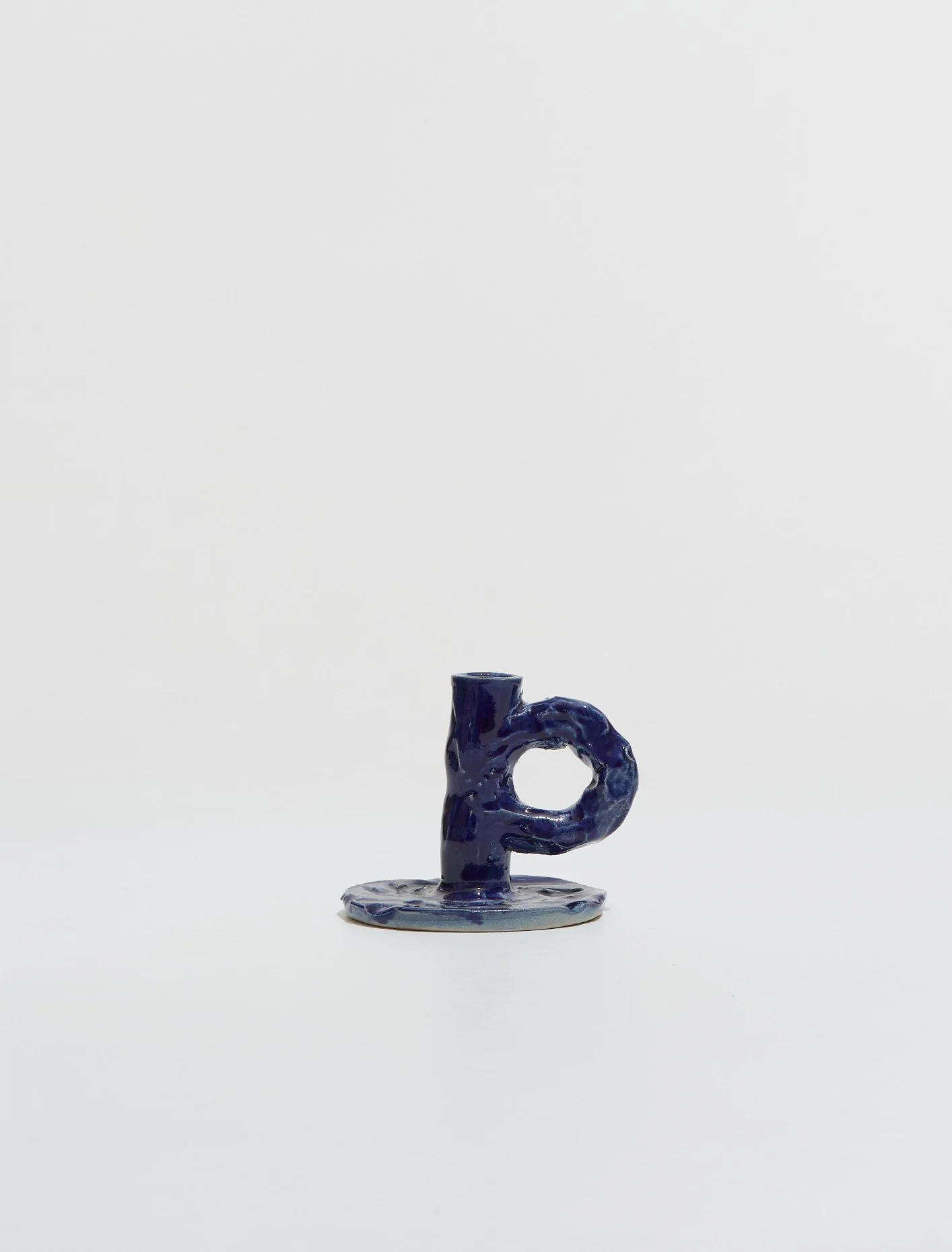 Studio Candlestick in Dark Blue - Image 2