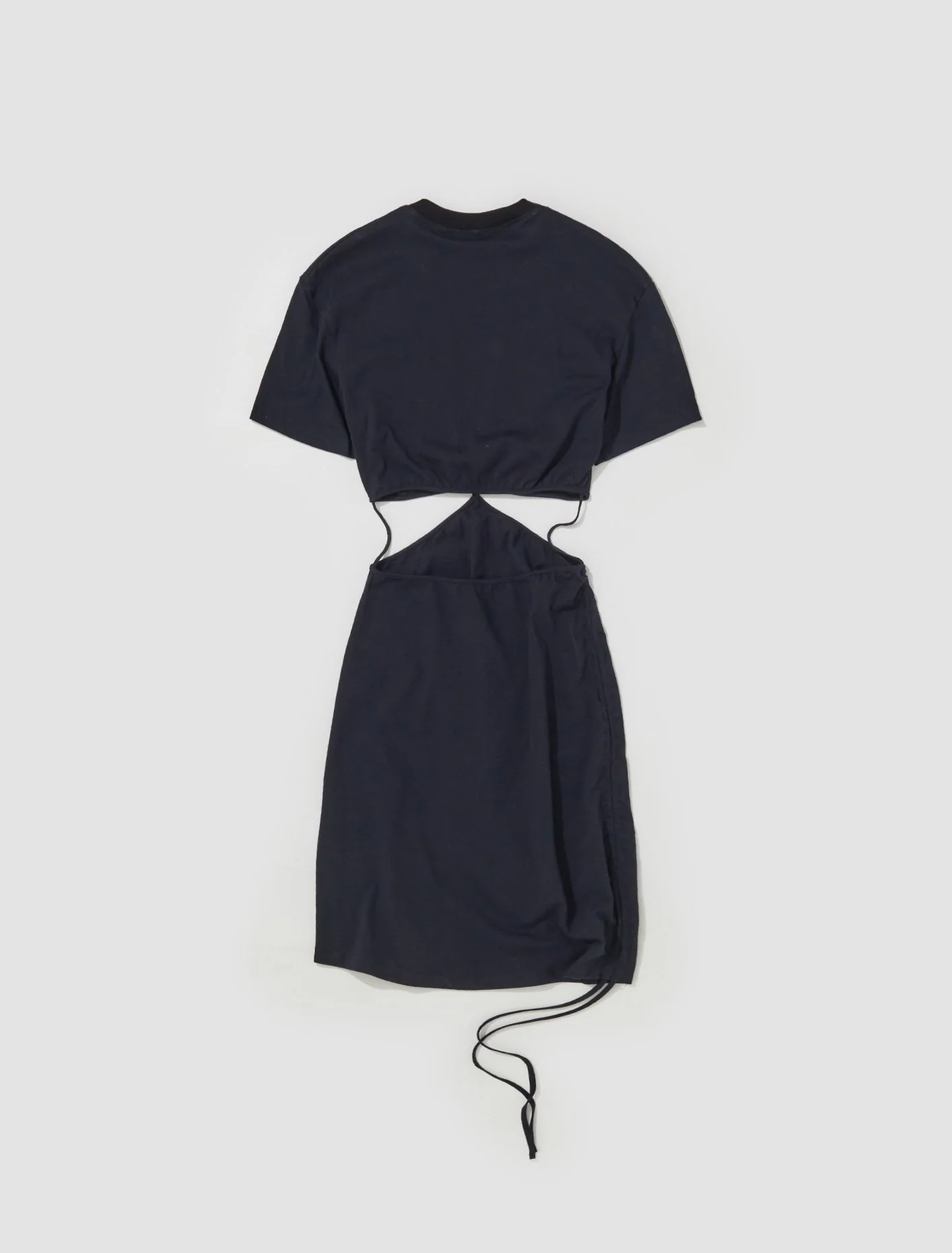 T-Shirt Dress in Black - Image 4