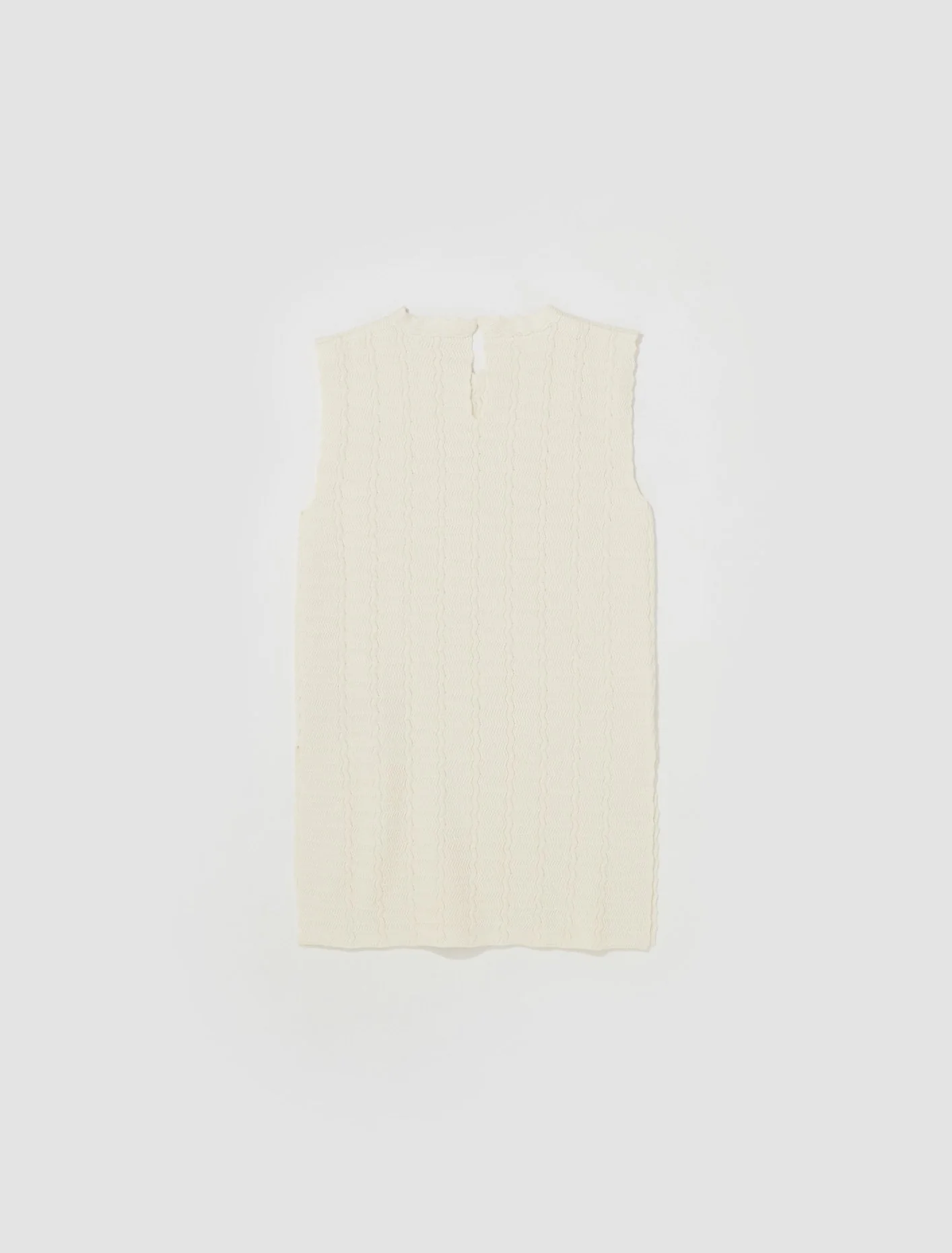 Textured Top in Natural - Image 4