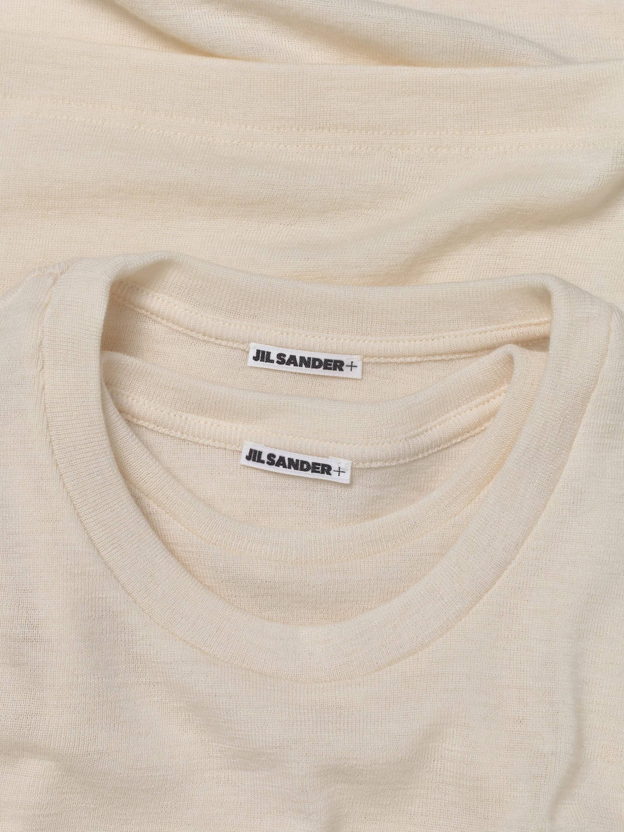 Double Layer Longsleeve Top in Bone - Image 2