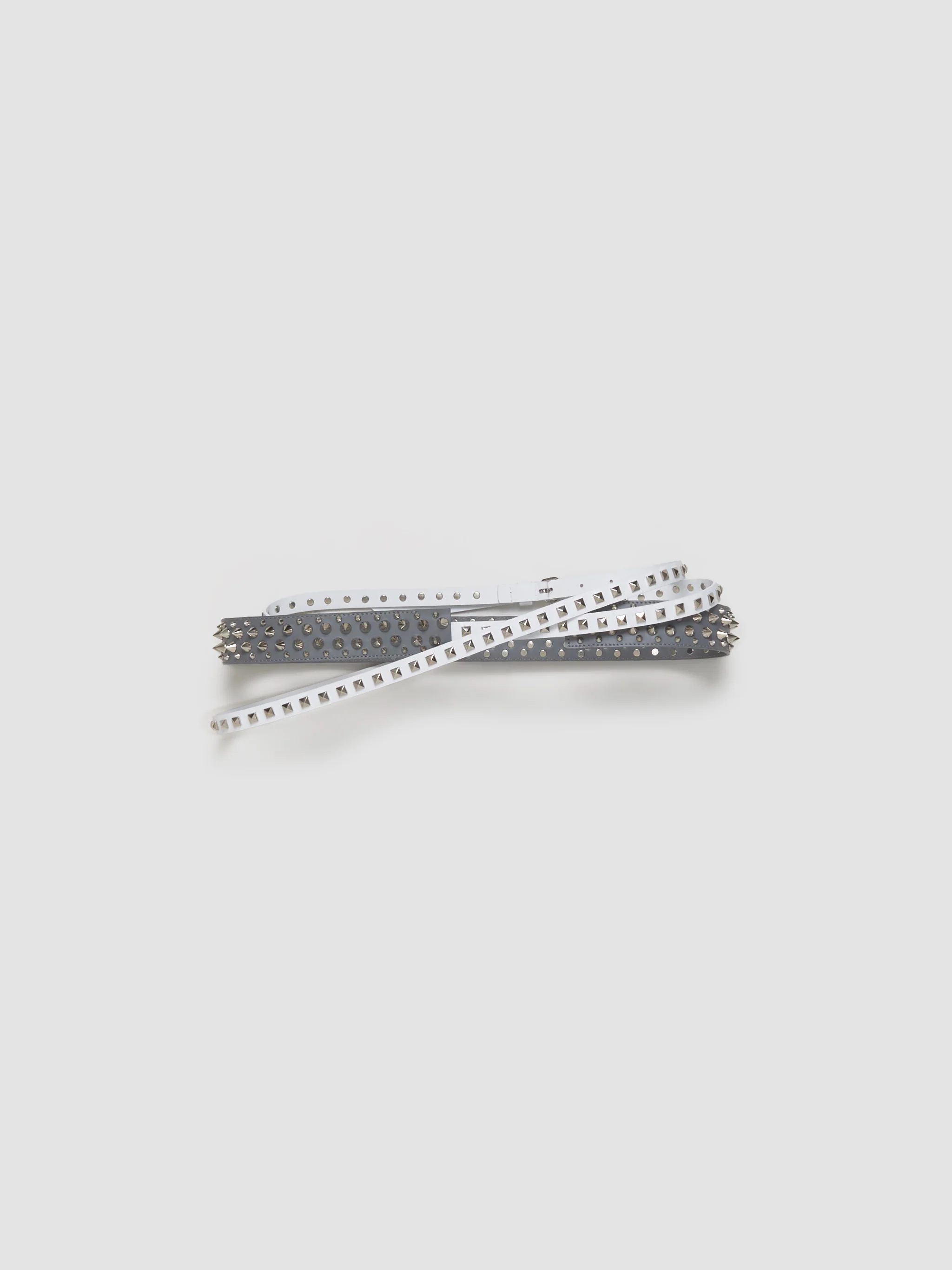 Tripple Belt in Grey & White - Image 3