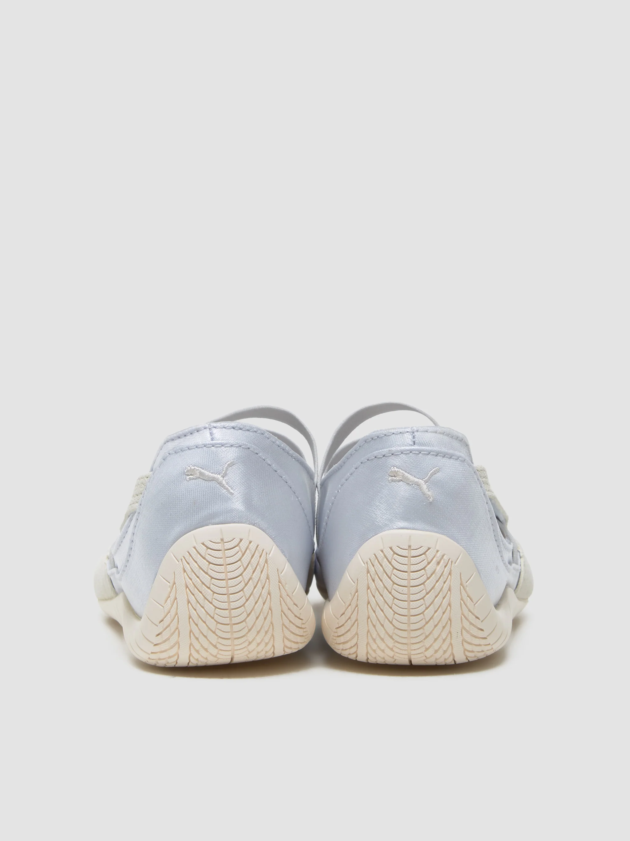 WMNS Speedcat Ballet Satin Sneaker in Silver Mist & Warm White - Image 4