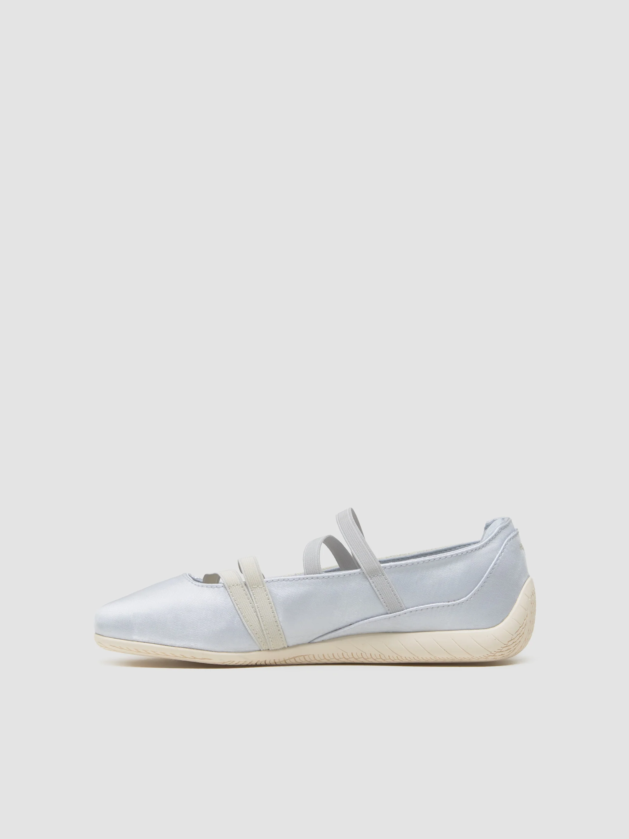 WMNS Speedcat Ballet Satin Sneaker in Silver Mist & Warm White - Image 6